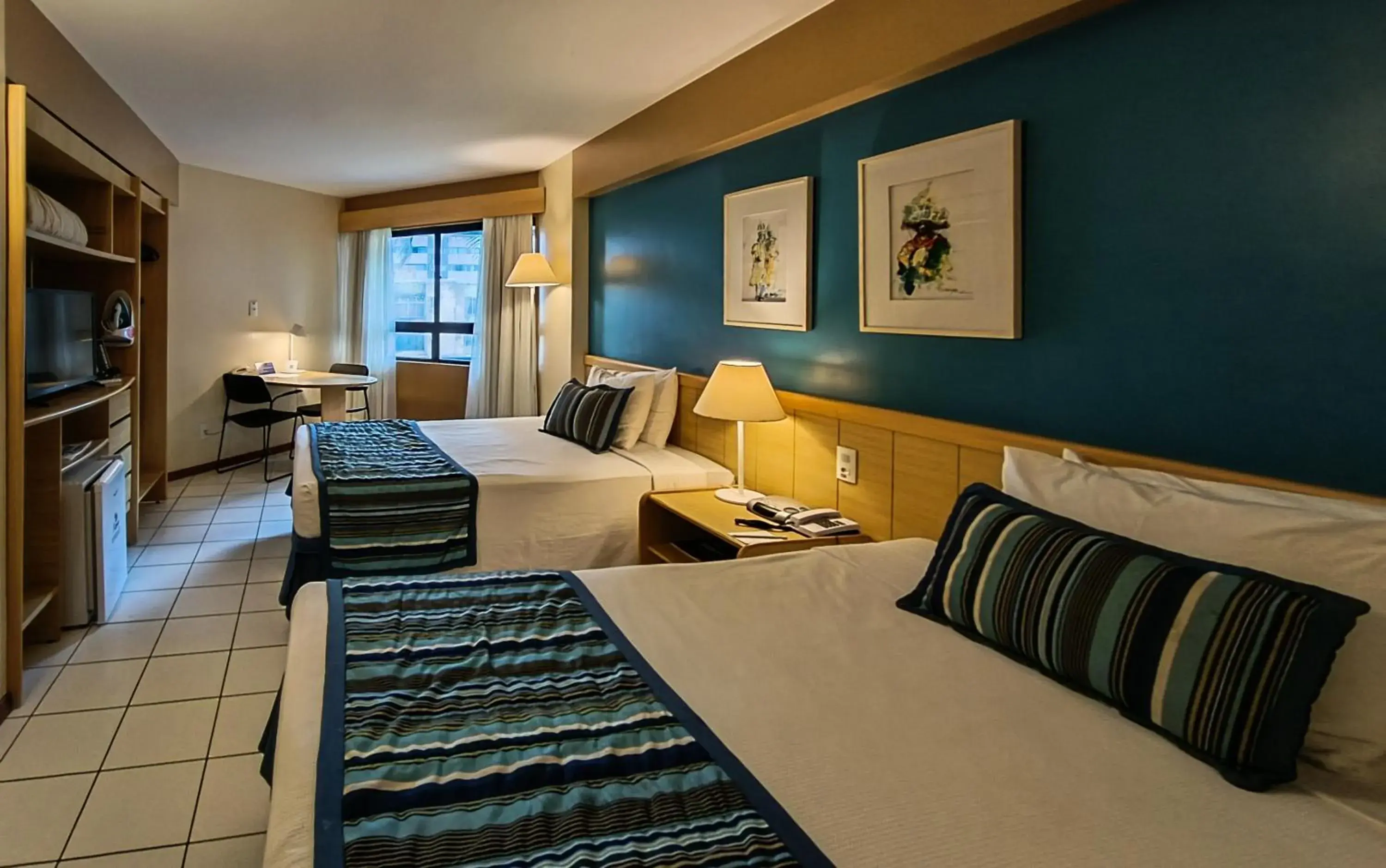 Deluxe Double Room with Two Double Beds in Reymar Hotel Maceió Deluxe Double Room with Two Double Beds in Reymar Hotel Maceió