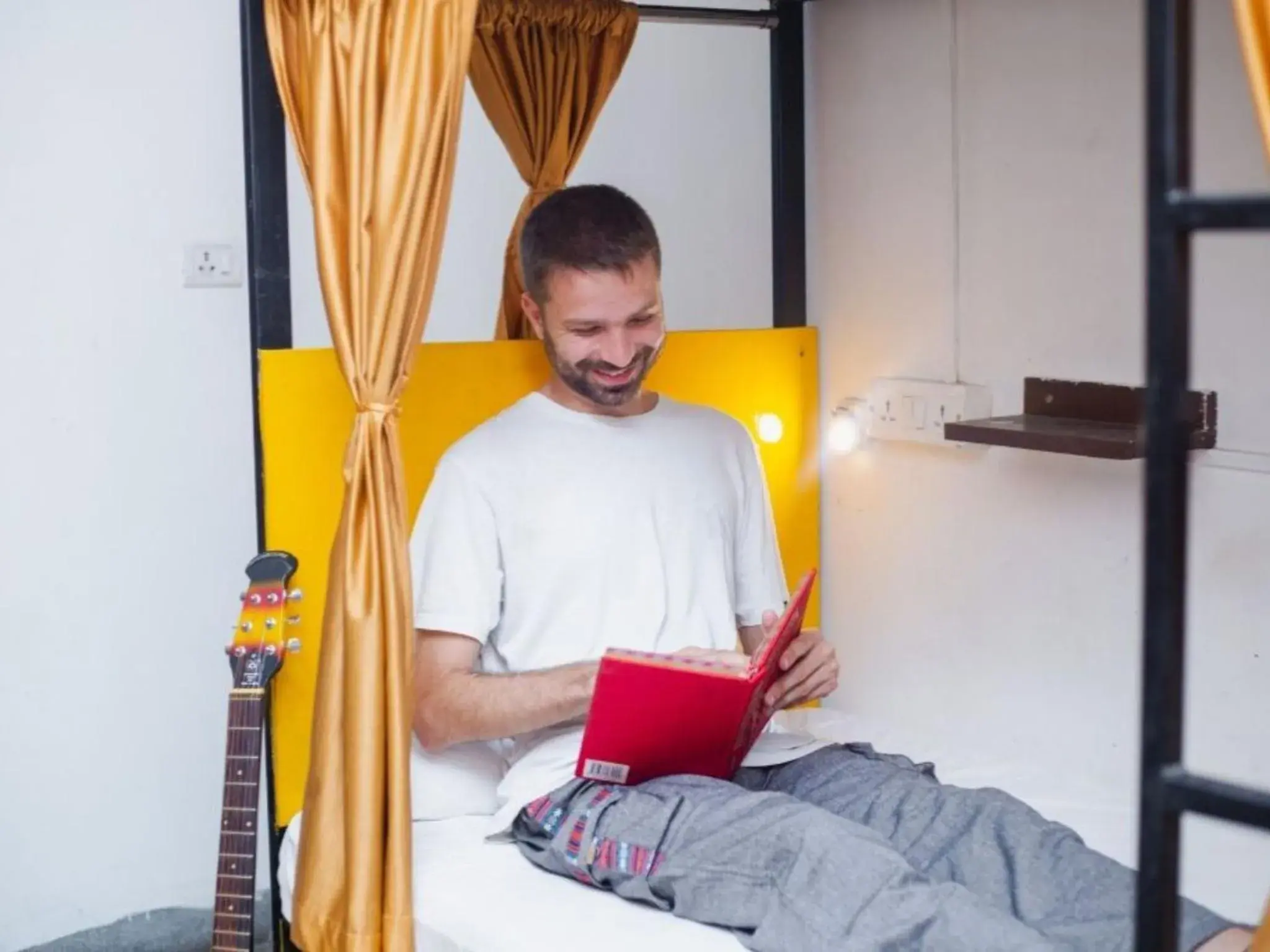 Bed in 8 Bed Non AC Mixed Dorm in Moustache Varanasi Bed in 8 Bed Non AC Mixed Dorm in Moustache Varanasi