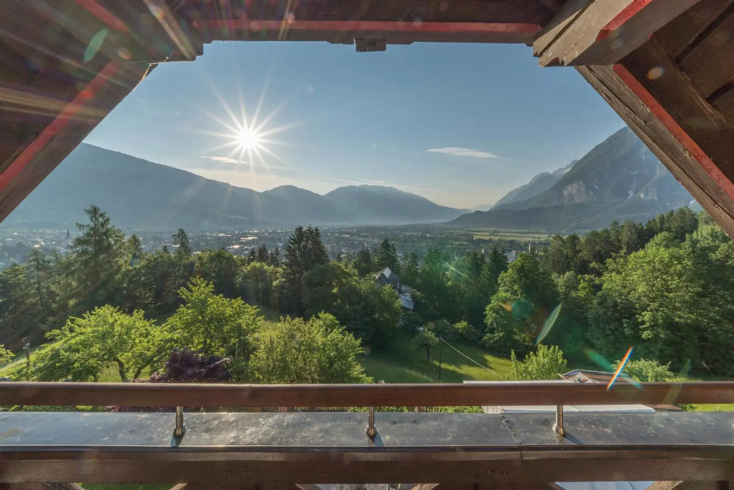 Family Room with Balcony and Panoramic View in Hotel Gasthof Gribelehof Family Room with Balcony and Panoramic View in Hotel Gasthof Gribelehof