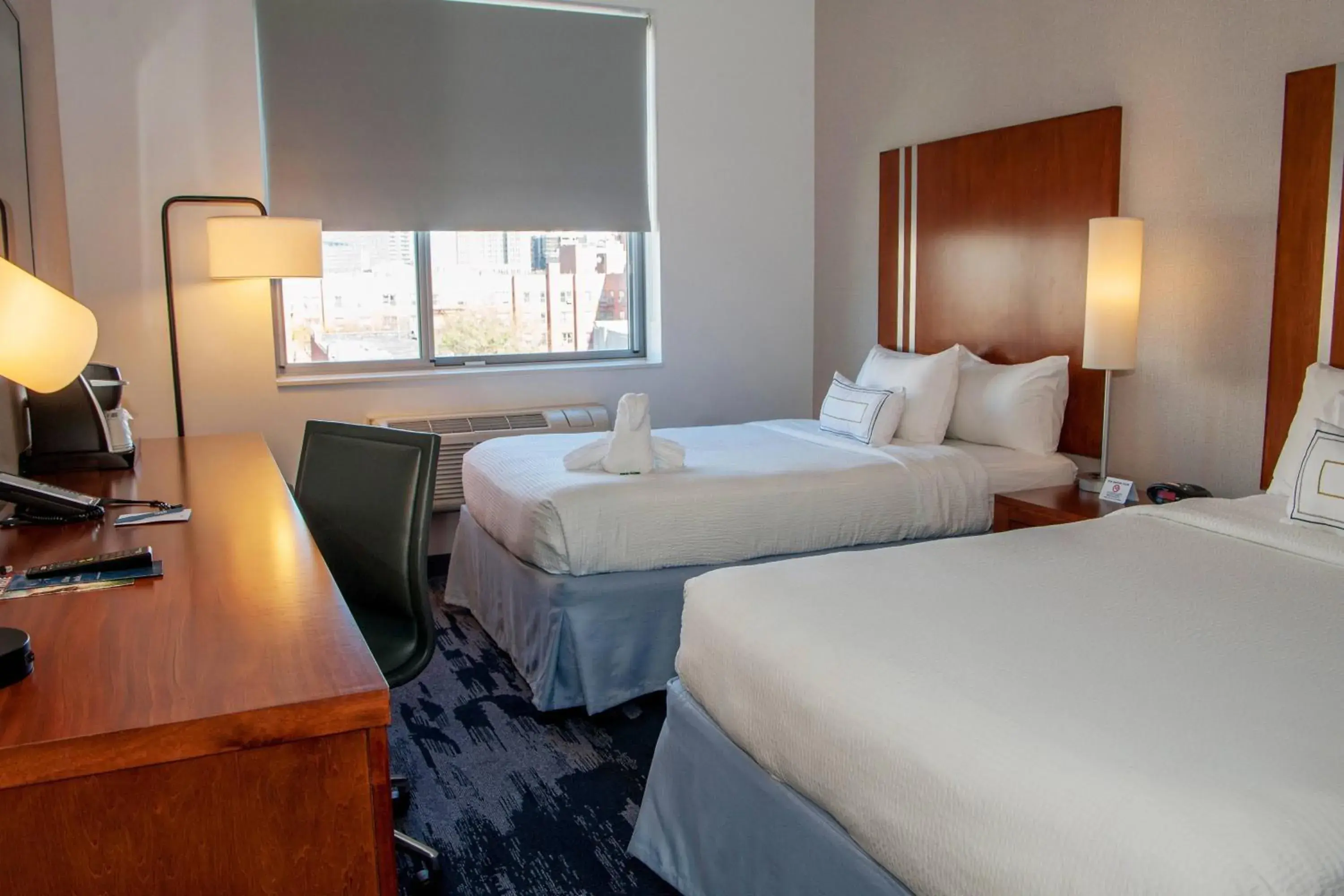 Newly Renovated Double Room with Two Double Beds - Hearing Accessible in Fairfield Inn & Suites By Marriott New York Brooklyn Newly Renovated Double Room with Two Double Beds - Hearing Accessible in Fairfield Inn & Suites By Marriott New York Brooklyn