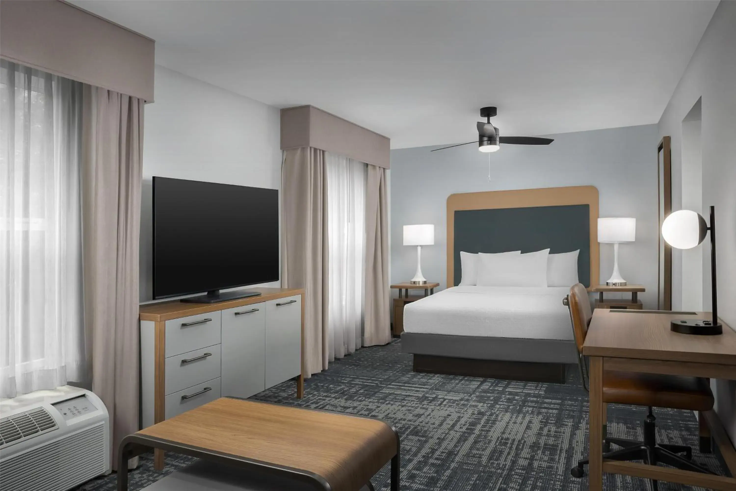 Queen Room - Disability Access Roll in Shower/Non-Smoking in Homewood Suites by Hilton Birmingham South Inverness Queen Room - Disability Access Roll in Shower/Non-Smoking in Homewood Suites by Hilton Birmingham South Inverness