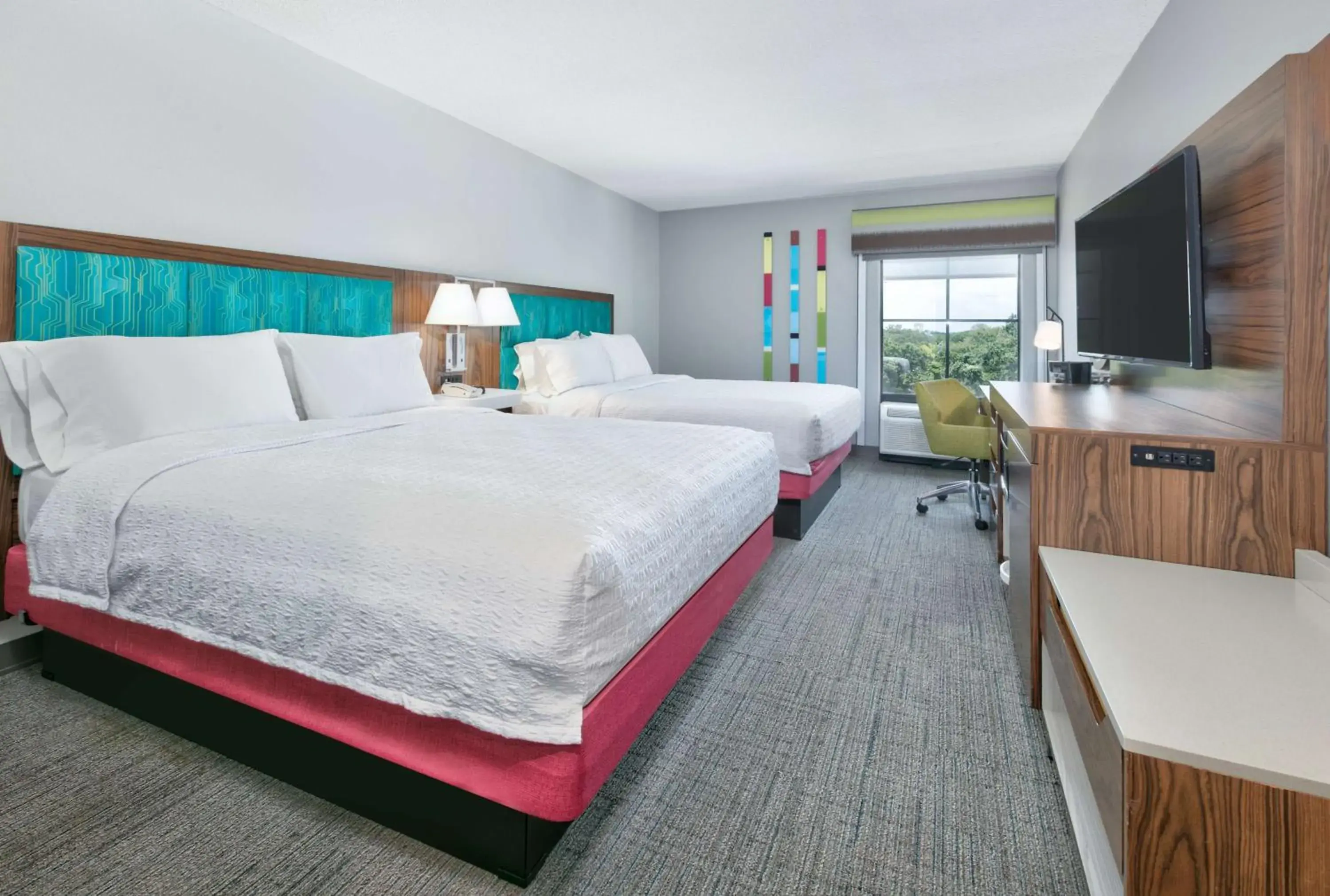 Room with Two Queen Beds - Non-Smoking in Hampton Inn Biloxi Beach Boulevard Room with Two Queen Beds - Non-Smoking in Hampton Inn Biloxi Beach Boulevard