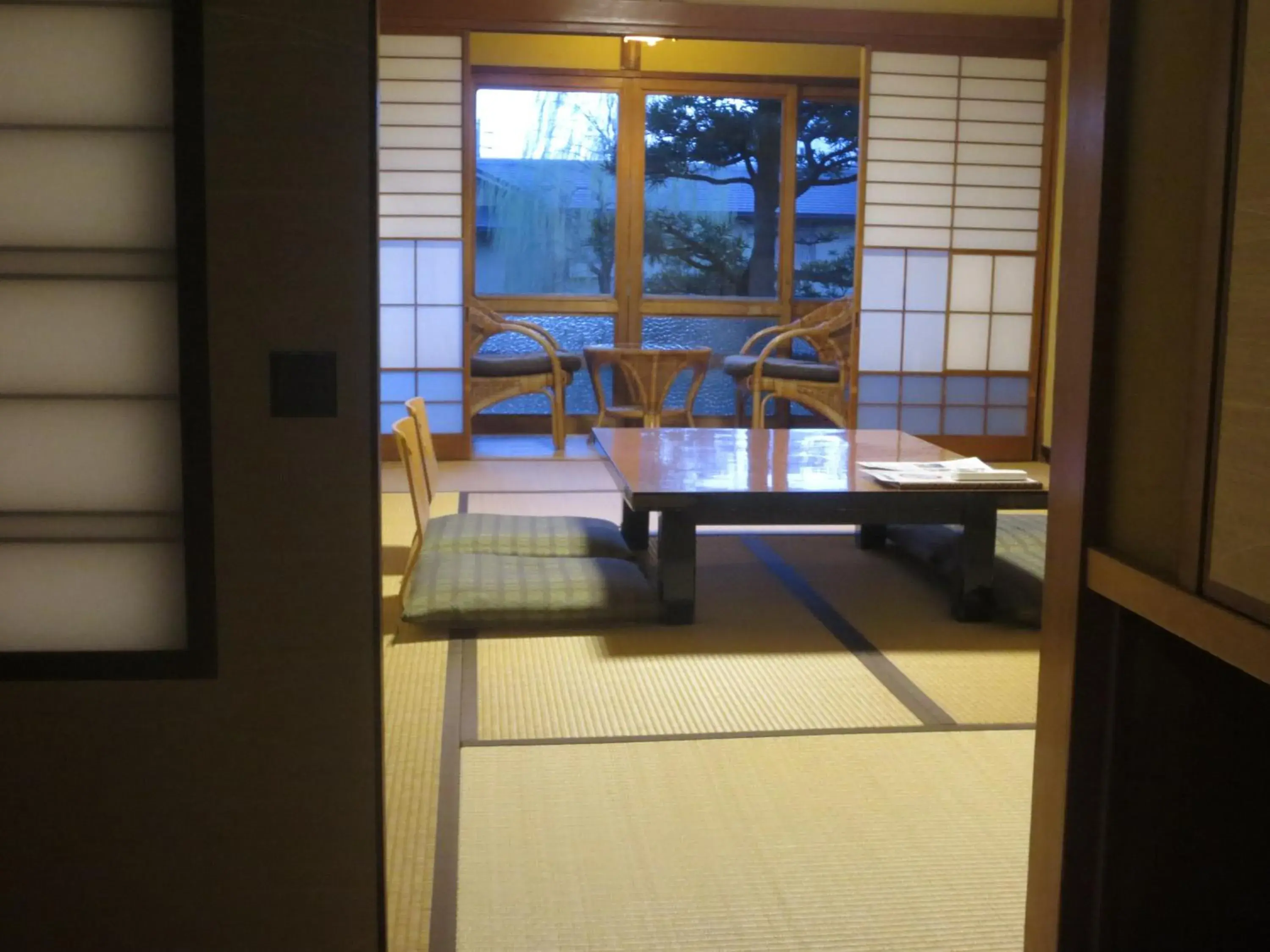 Japanese-Style Family Room with Private Toilet and Shower River View in K's House Ito Onsen - Historical Ryokan Hostel Japanese-Style Family Room with Private Toilet and Shower River View in K's House Ito Onsen - Historical Ryokan Hostel