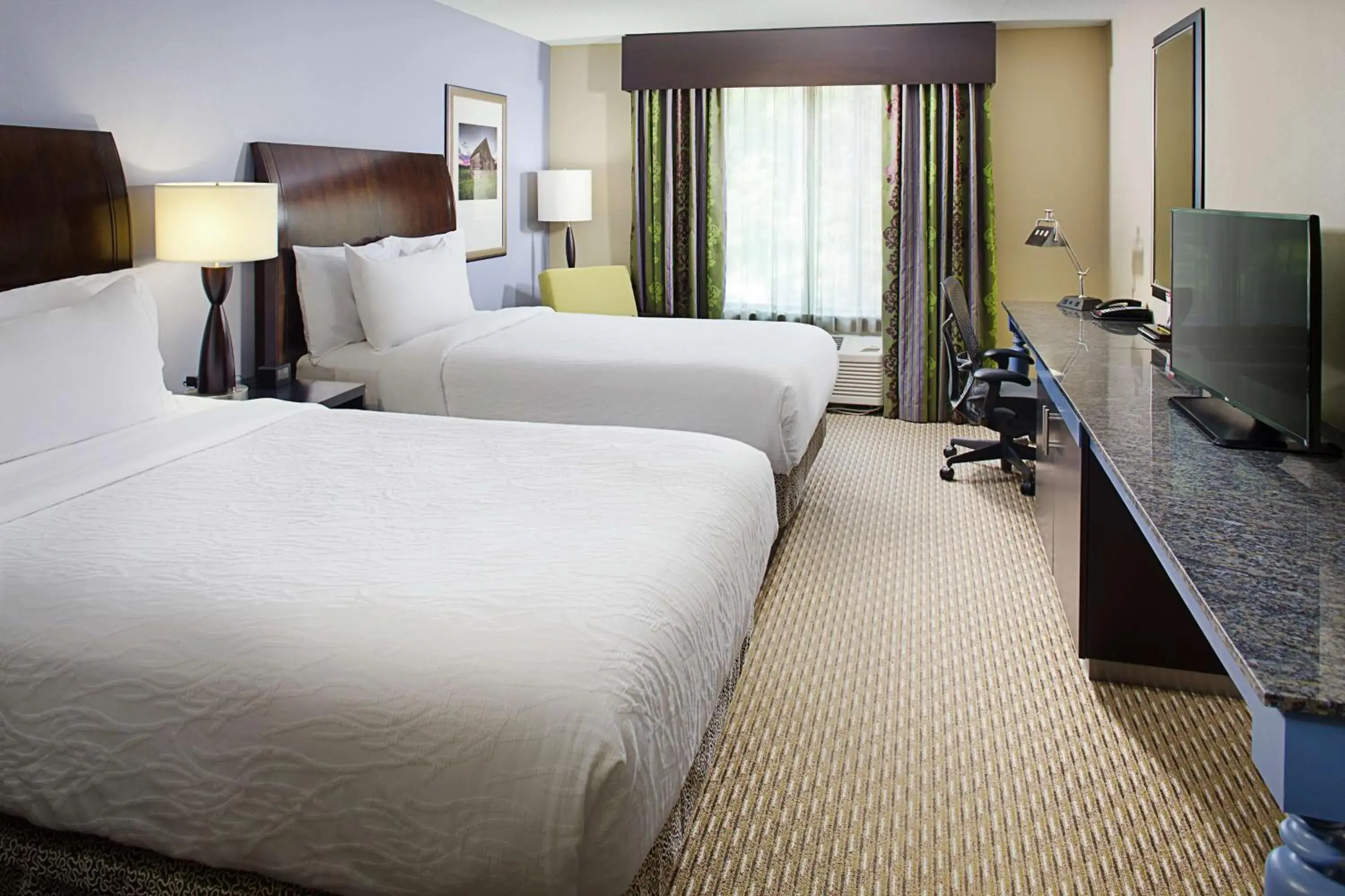 Premium Room with Two Double Beds in Hilton Garden Inn Raleigh Durham Airport Premium Room with Two Double Beds in Hilton Garden Inn Raleigh Durham Airport