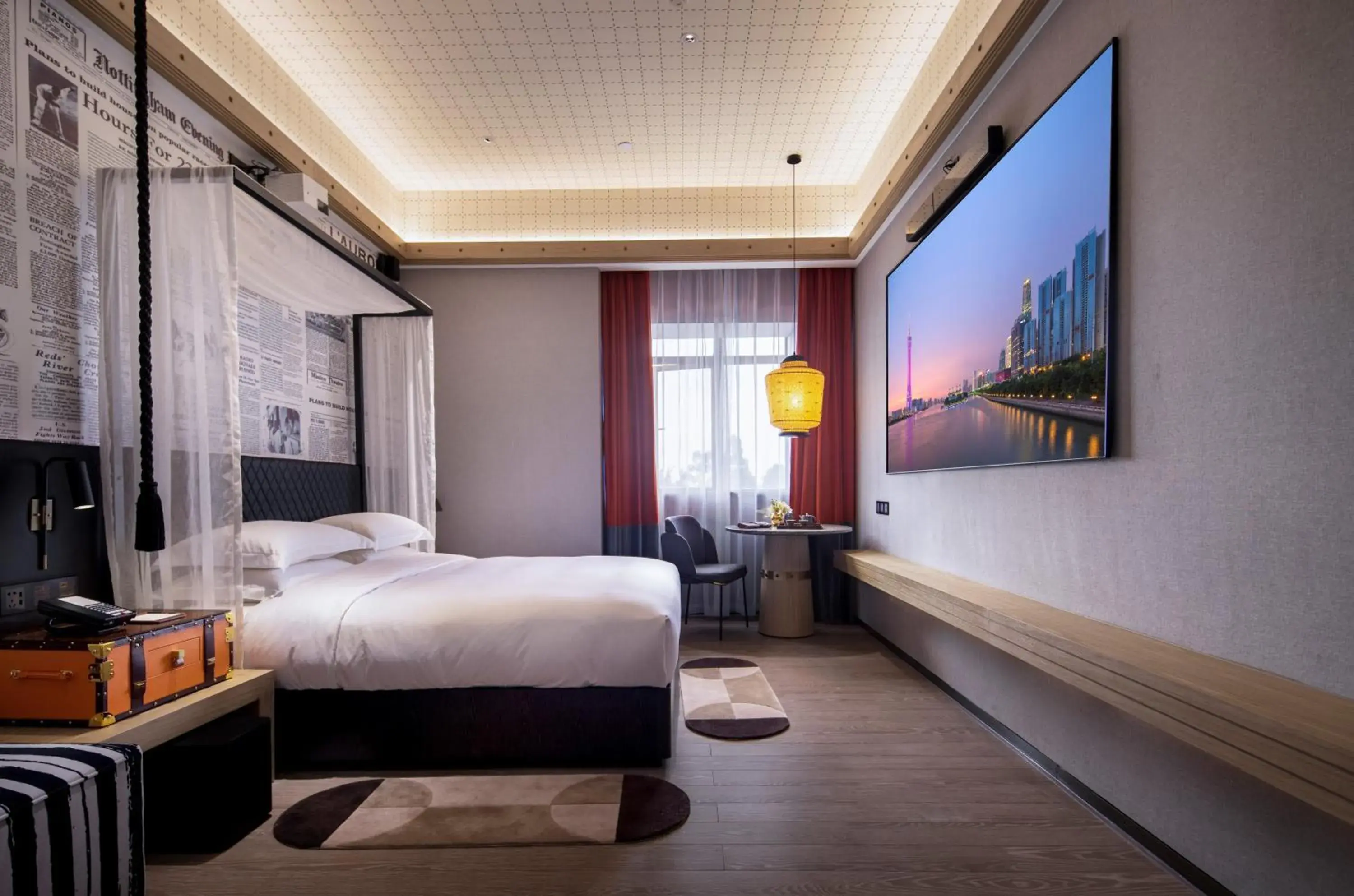 Deluxe King Room in Arthur Hotel Zhujiang New Town Guangzhou-Free Shuttle Bus to Exhibition Centre during Canton Fair Deluxe King Room in Arthur Hotel Zhujiang New Town Guangzhou-Free Shuttle Bus to Exhibition Centre during Canton Fair
