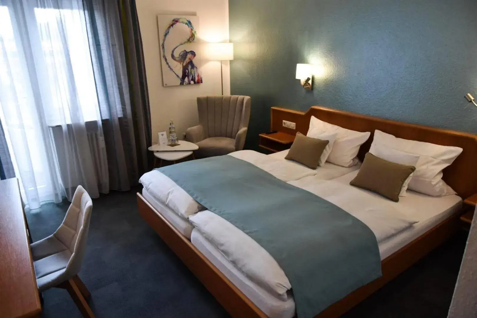 Standard Double Room with Balcony in Martins Klause Airport Messe Hotel - Self Check-In Standard Double Room with Balcony in Martins Klause Airport Messe Hotel - Self Check-In