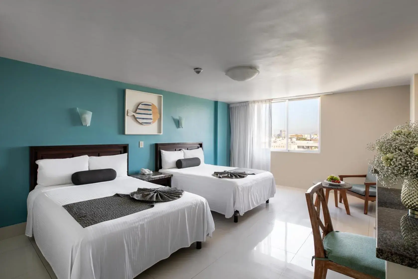 Double Room with Two Double Beds with Lake View in Don Pelayo Pacific Beach Double Room with Two Double Beds with Lake View in Don Pelayo Pacific Beach