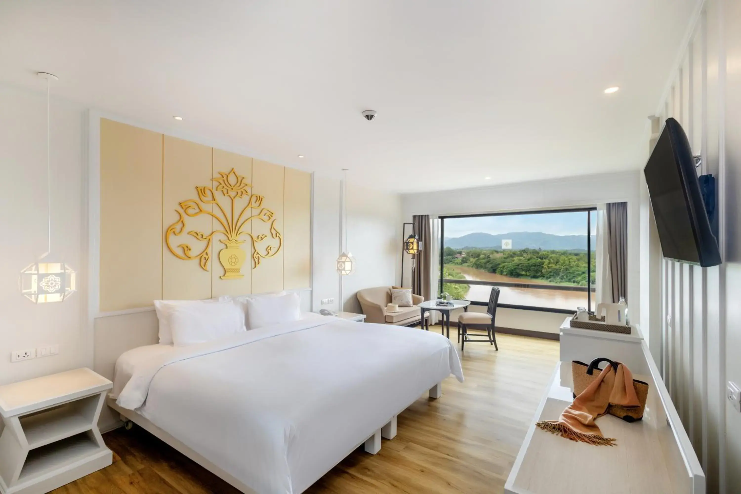 Deluxe Double River View in The Riverie by Katathani Deluxe Double River View in The Riverie by Katathani