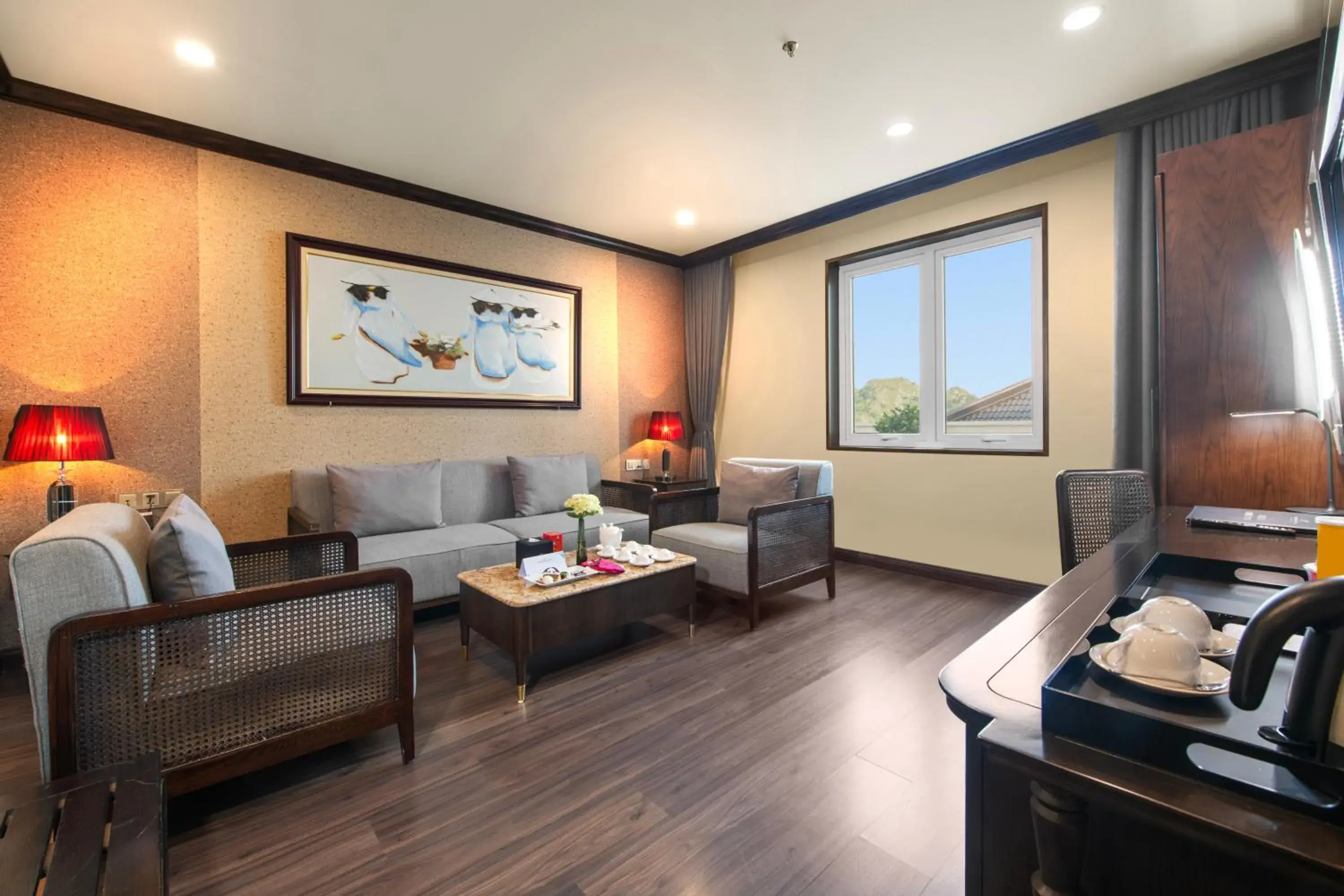 Grand Suite Double Connecting Room (Indochine Wing) in Ninh Binh Legend Hotel Grand Suite Double Connecting Room (Indochine Wing) in Ninh Binh Legend Hotel