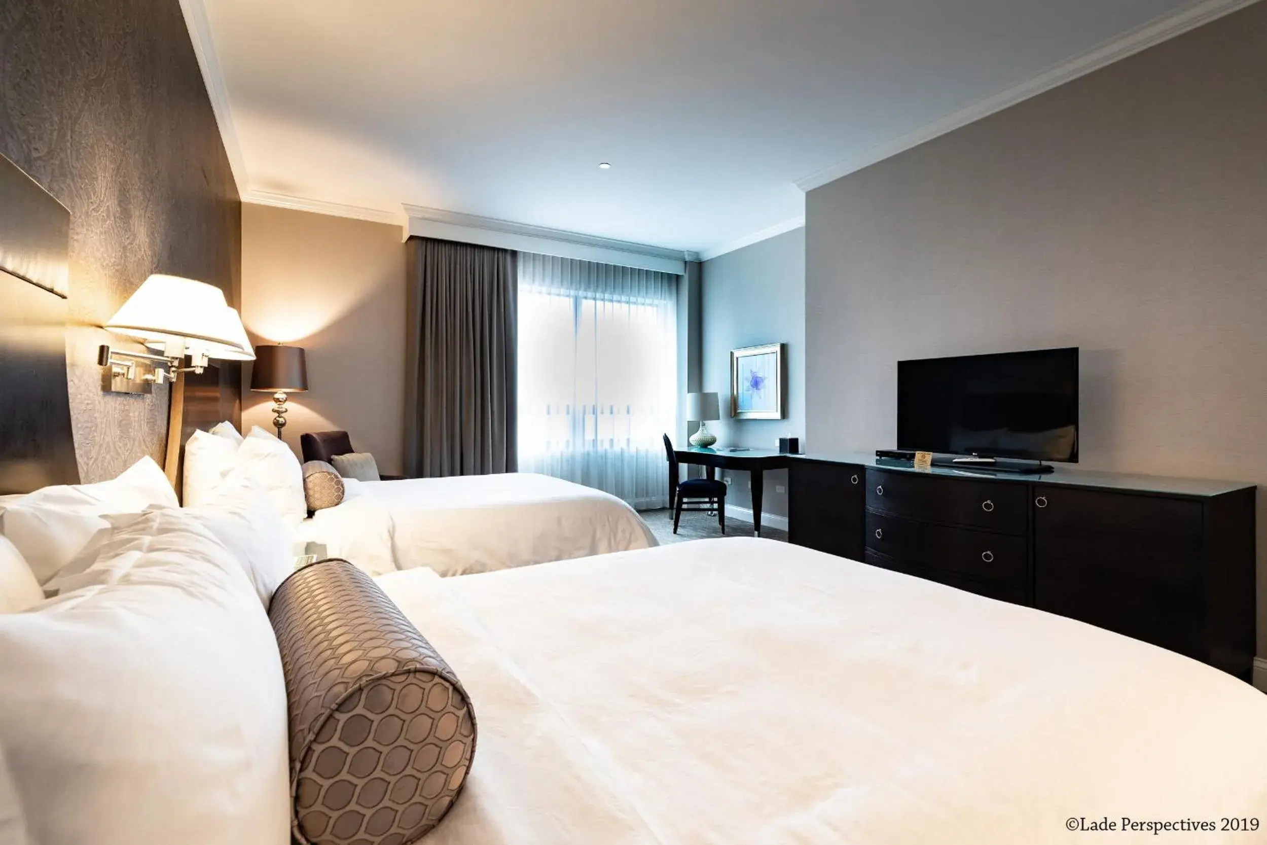 Deluxe Queen Room with Two Queen Beds in La Banque Hotel Deluxe Queen Room with Two Queen Beds in La Banque Hotel