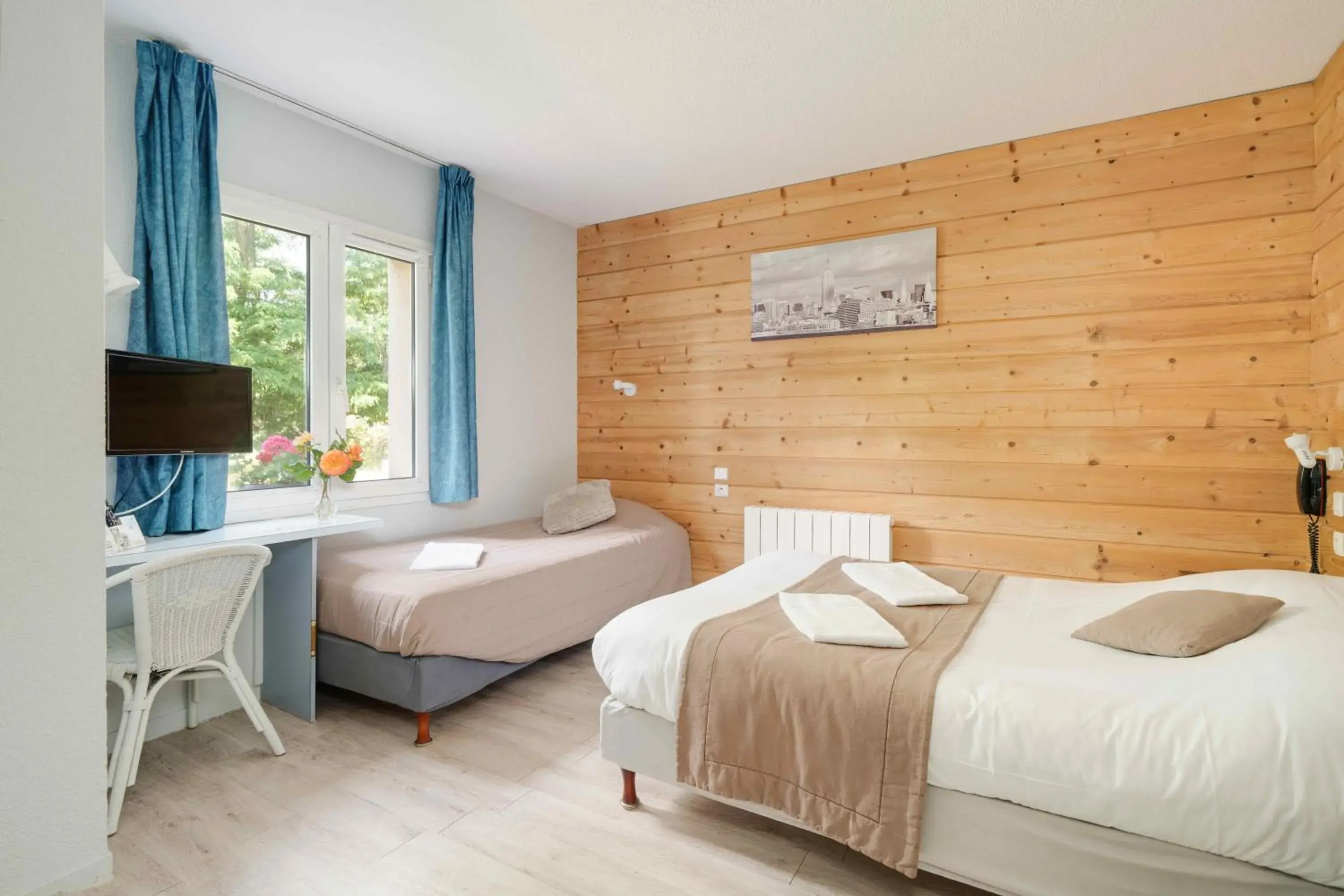 Double or Twin Room - Disability Access in Hôtel Acacia Nancy sud Lunéville Double or Twin Room - Disability Access in Hôtel Acacia Nancy sud Lunéville