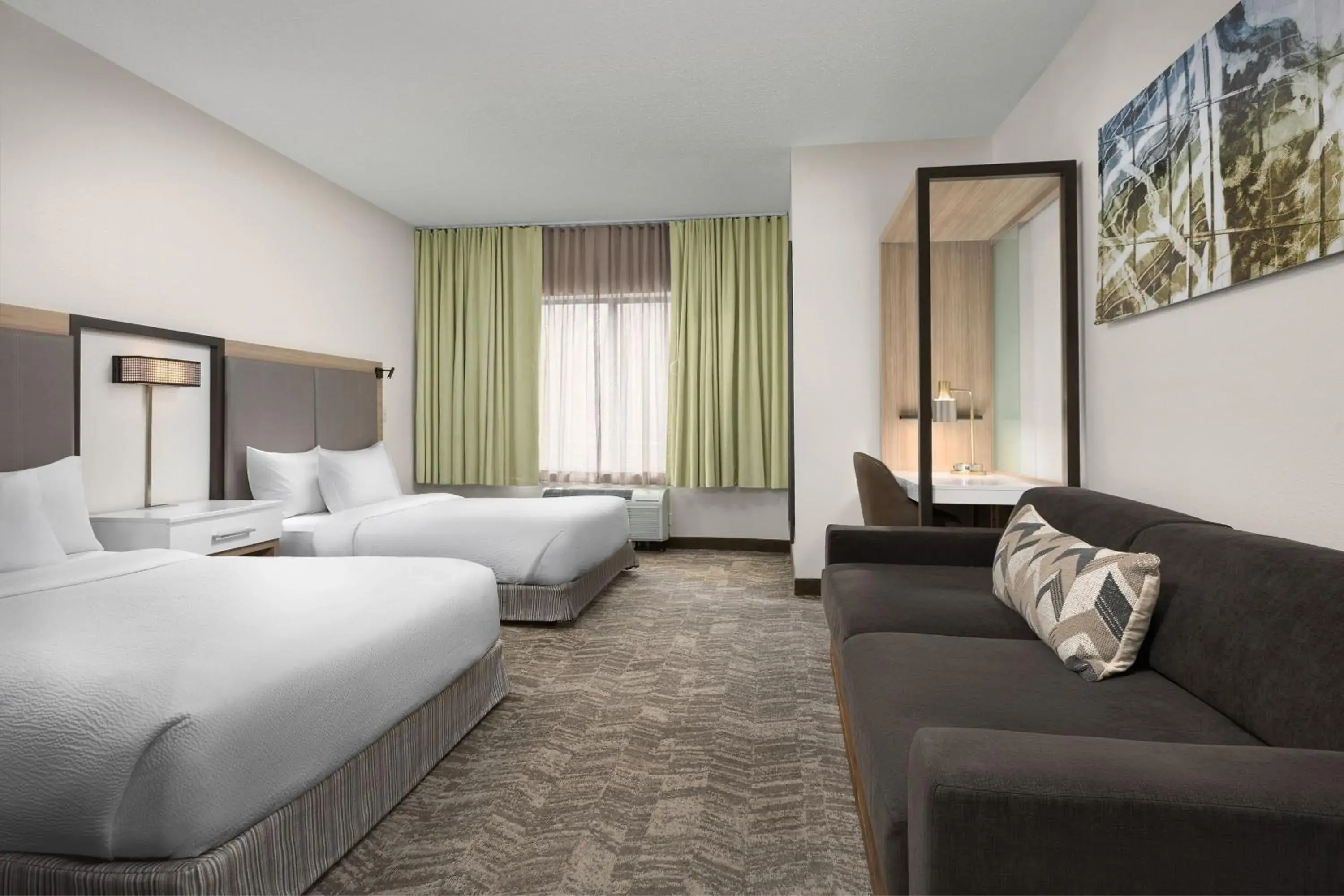 Larger Studio, 2 Queen, Sofa bed in SpringHill Suites Boston Peabody Larger Studio, 2 Queen, Sofa bed in SpringHill Suites Boston Peabody