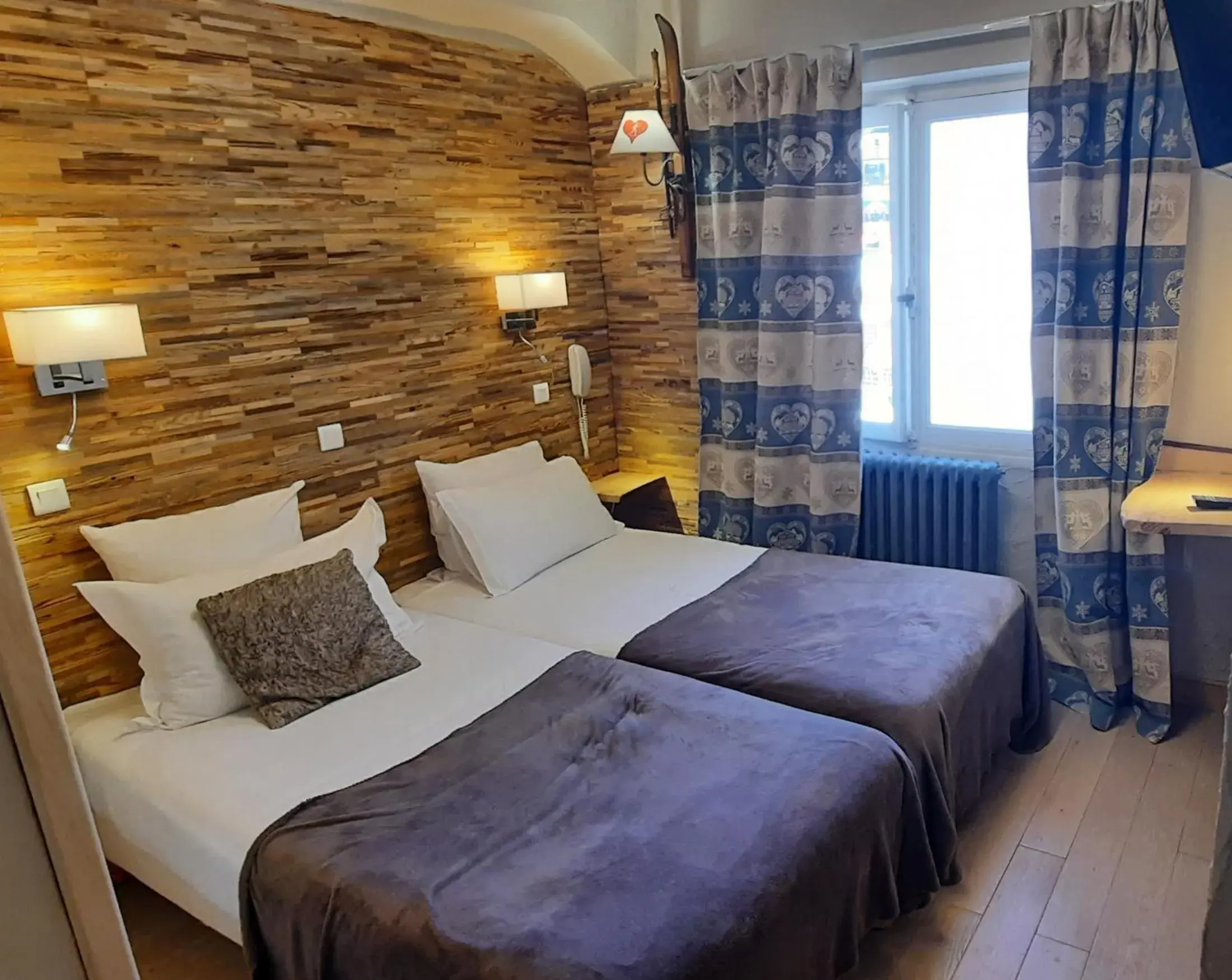 Basic Family Room with Village View (2 Adults + 2 Children) in Hôtel Chastellares Basic Family Room with Village View (2 Adults + 2 Children) in Hôtel Chastellares