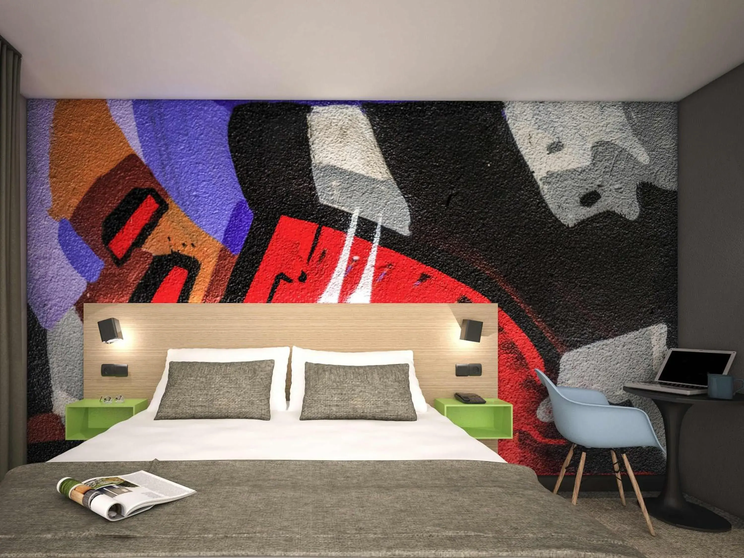 Superior Double Room with View in ibis Styles Clamart Gare Grand Paris Superior Double Room with View in ibis Styles Clamart Gare Grand Paris