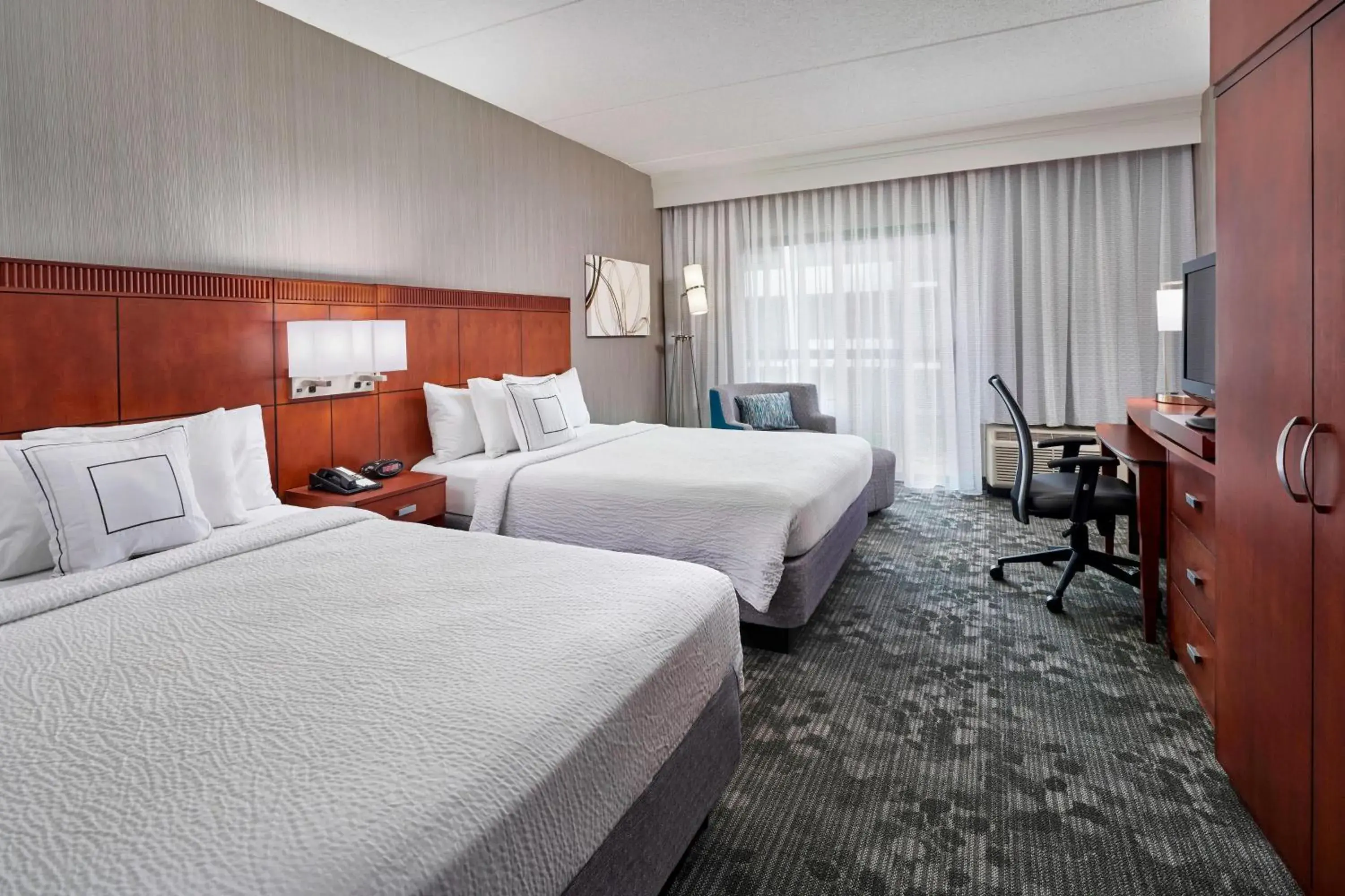 Queen Room with Two Queen Beds in Courtyard By Marriott Baltimore BWI Airport Queen Room with Two Queen Beds in Courtyard By Marriott Baltimore BWI Airport