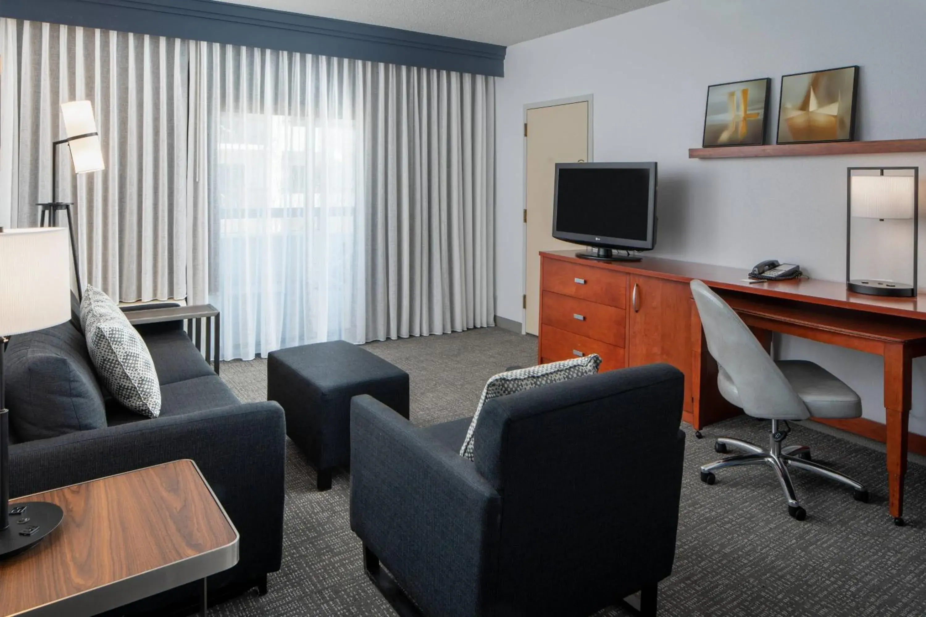 Suite with Two Double Beds and Sofa in Courtyard by Marriott Dulles Airport Herndon/Reston Suite with Two Double Beds and Sofa in Courtyard by Marriott Dulles Airport Herndon/Reston