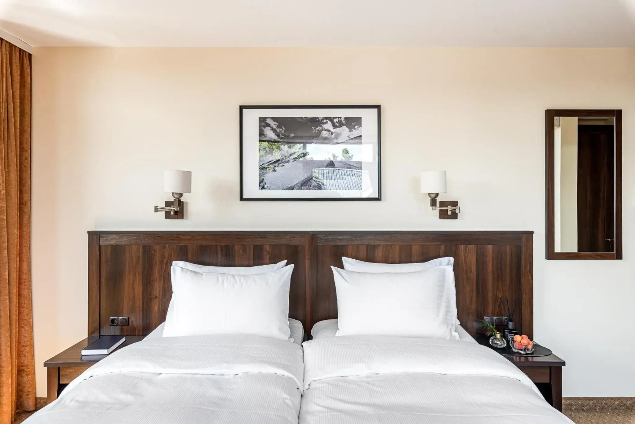 Standard Twin Room with Spa Access in Kerpė Hotel & SPA Standard Twin Room with Spa Access in Kerpė Hotel & SPA