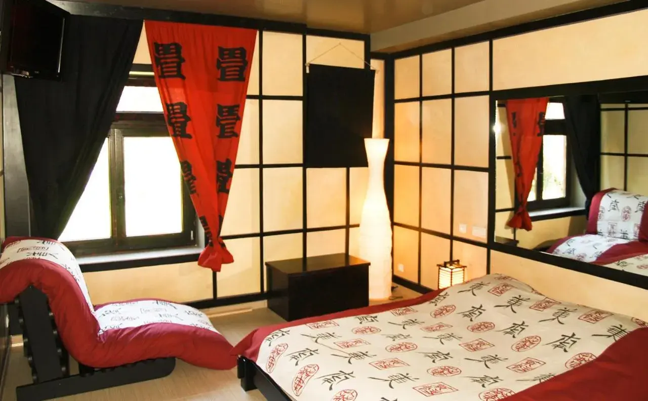 Deluxe Double Japanese room in Thermae Grimbergen Hotel Deluxe Double Japanese room in Thermae Grimbergen Hotel