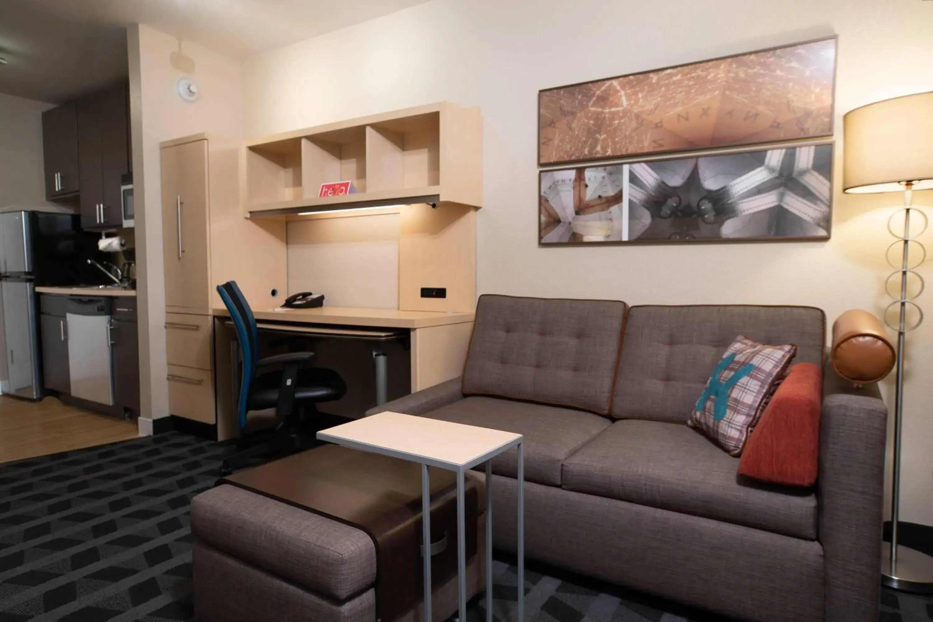 Queen Studio with Sofa Bed and Roll-in Shower - Mobility and Hearing Accessible in TownePlace Suites Republic Airport Long Island Farmingdale Queen Studio with Sofa Bed and Roll-in Shower - Mobility and Hearing Accessible in TownePlace Suites Republic Airport Long Island Farmingdale