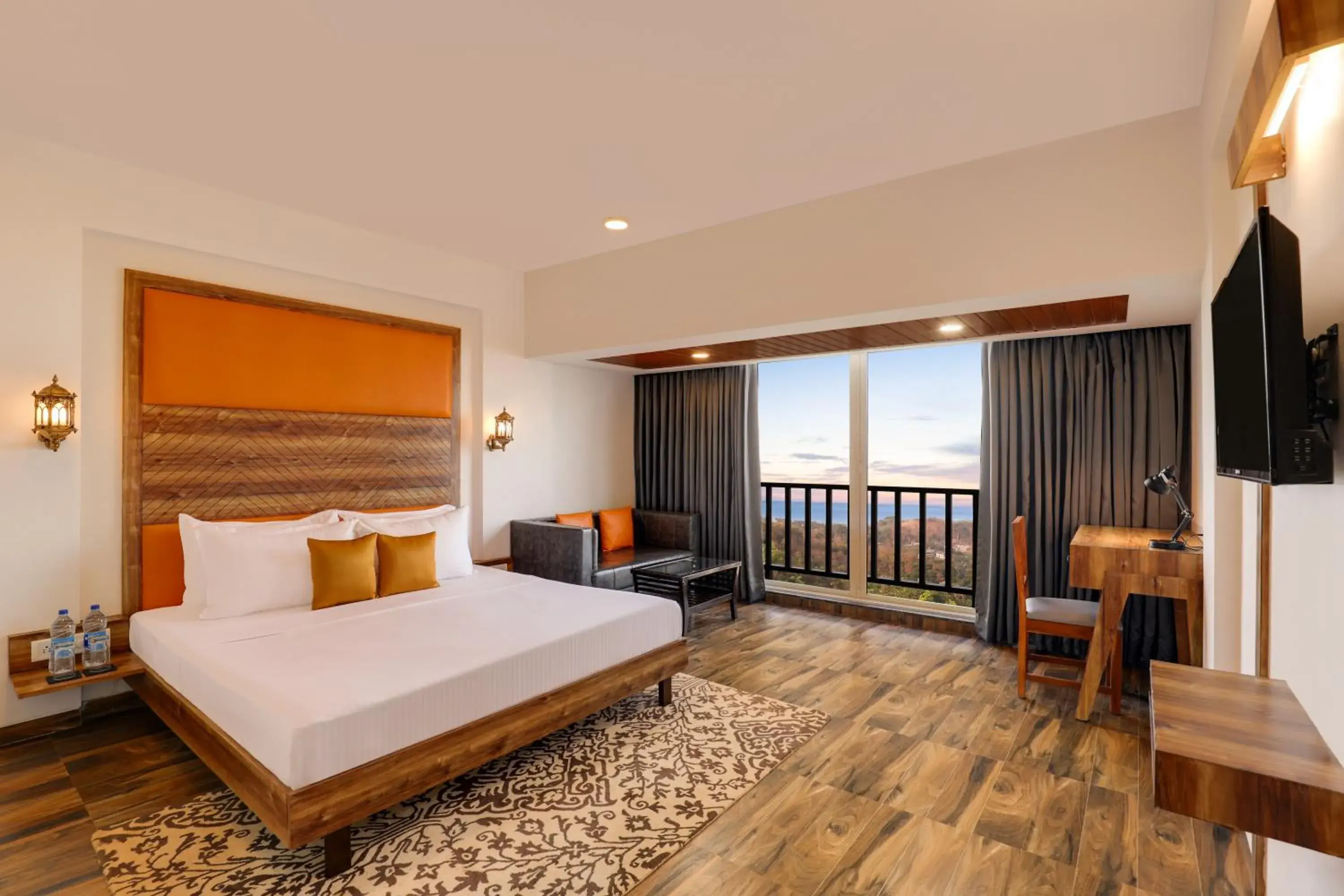 Deluxe King Room with Sea View - single occupancy in Lemon Tree Hotel, Dapoli Deluxe King Room with Sea View - single occupancy in Lemon Tree Hotel, Dapoli