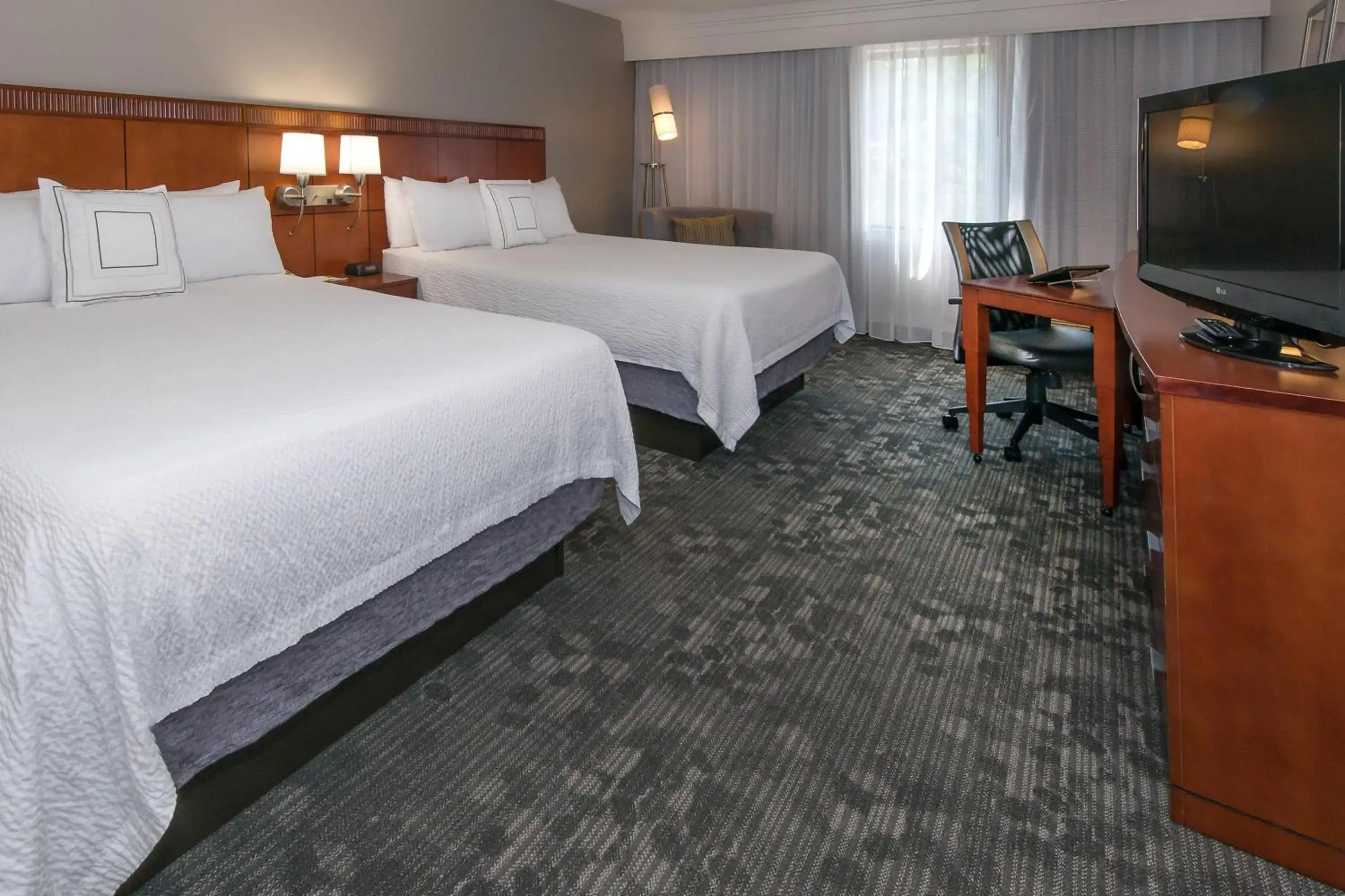 Queen Room with Two Queen Beds in Courtyard by Marriott Albany Queen Room with Two Queen Beds in Courtyard by Marriott Albany
