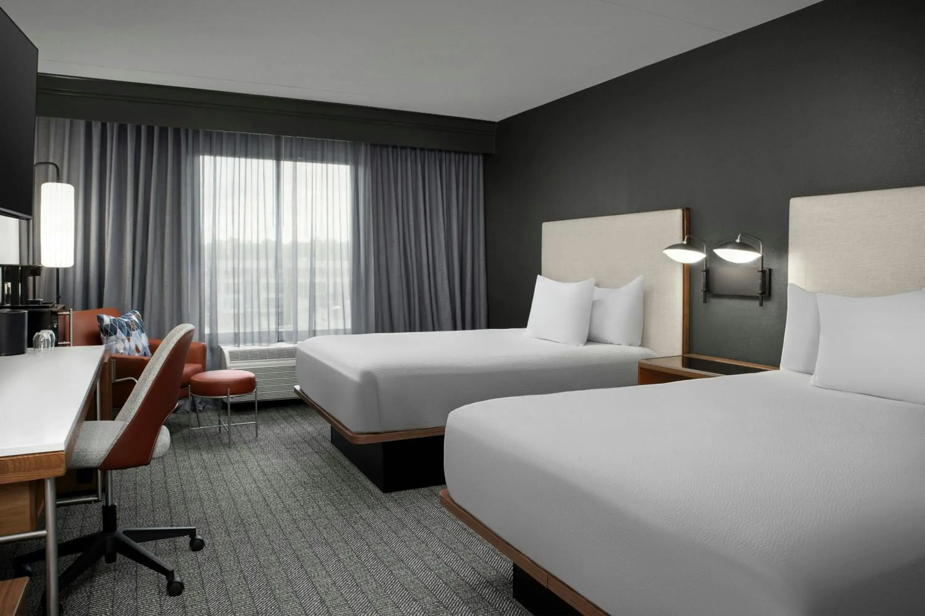 Queen Room with Two Queen Beds in Courtyard by Marriott Bloomington Queen Room with Two Queen Beds in Courtyard by Marriott Bloomington