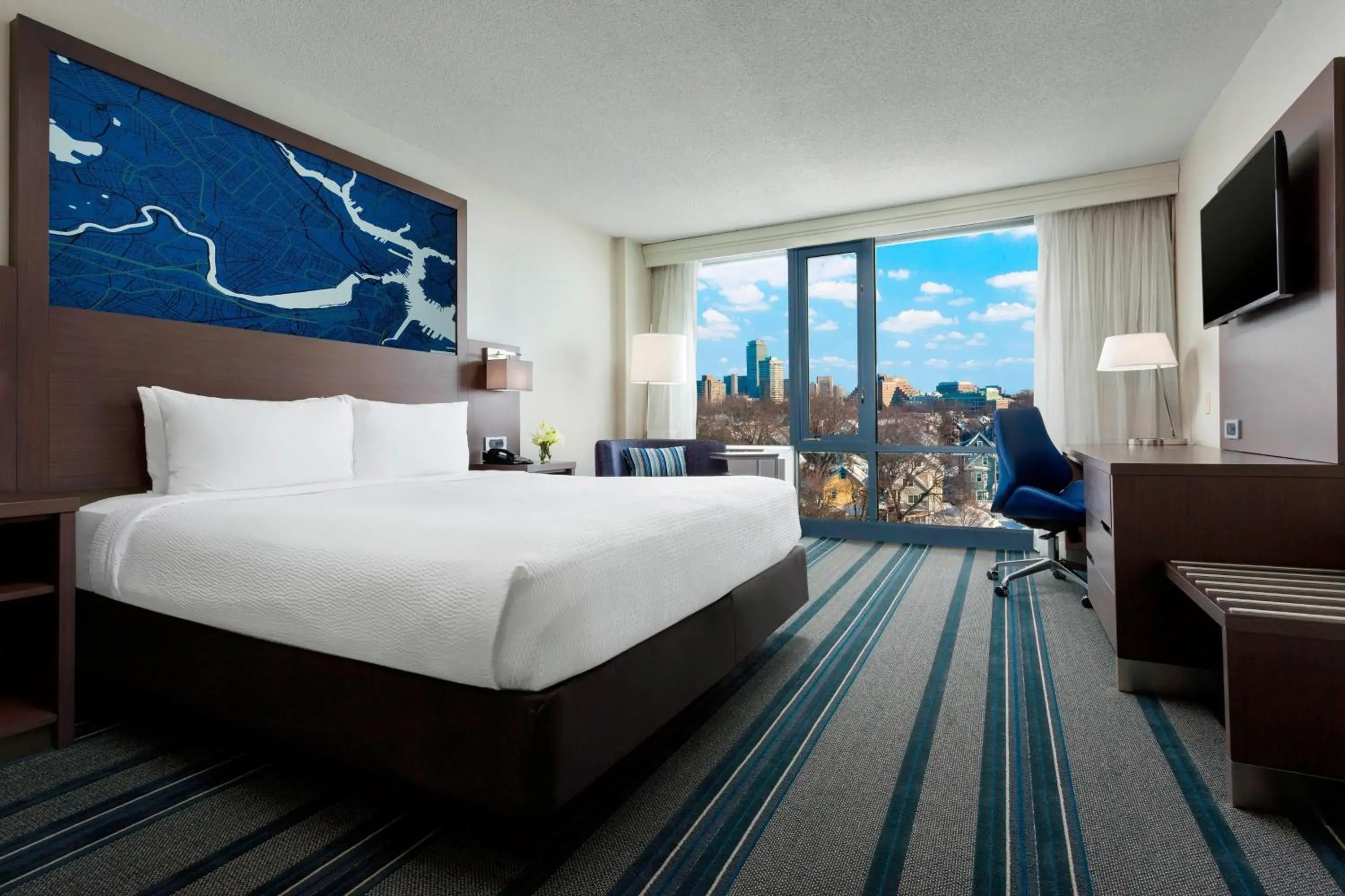 King Room in Courtyard by Marriott Boston Cambridge King Room in Courtyard by Marriott Boston Cambridge