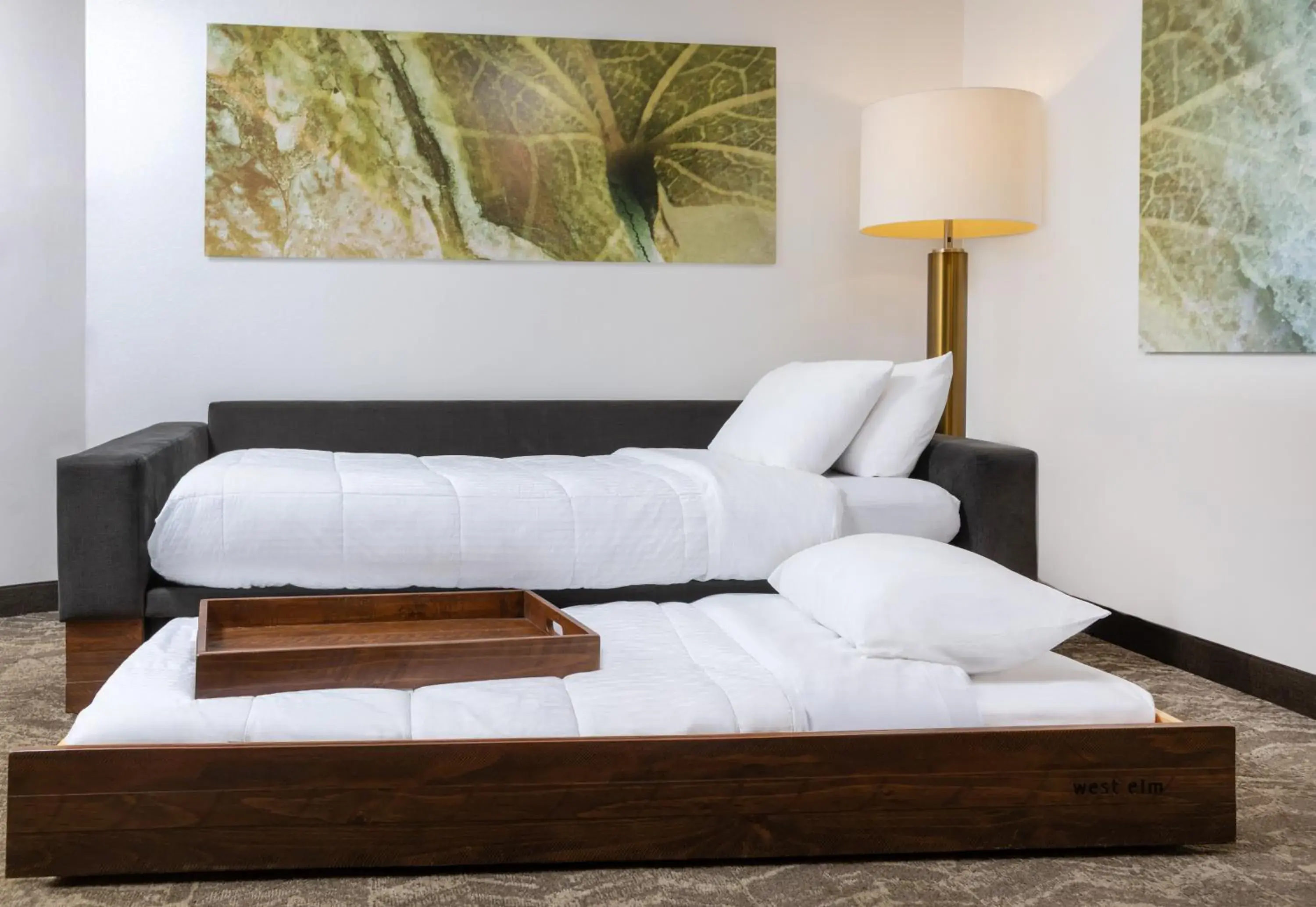 Queen Studio with Sofa Bed and Adapted Tub - Mobility and Hearing Accessible in SpringHill Suites by Marriott Sioux Falls Queen Studio with Sofa Bed and Adapted Tub - Mobility and Hearing Accessible in SpringHill Suites by Marriott Sioux Falls