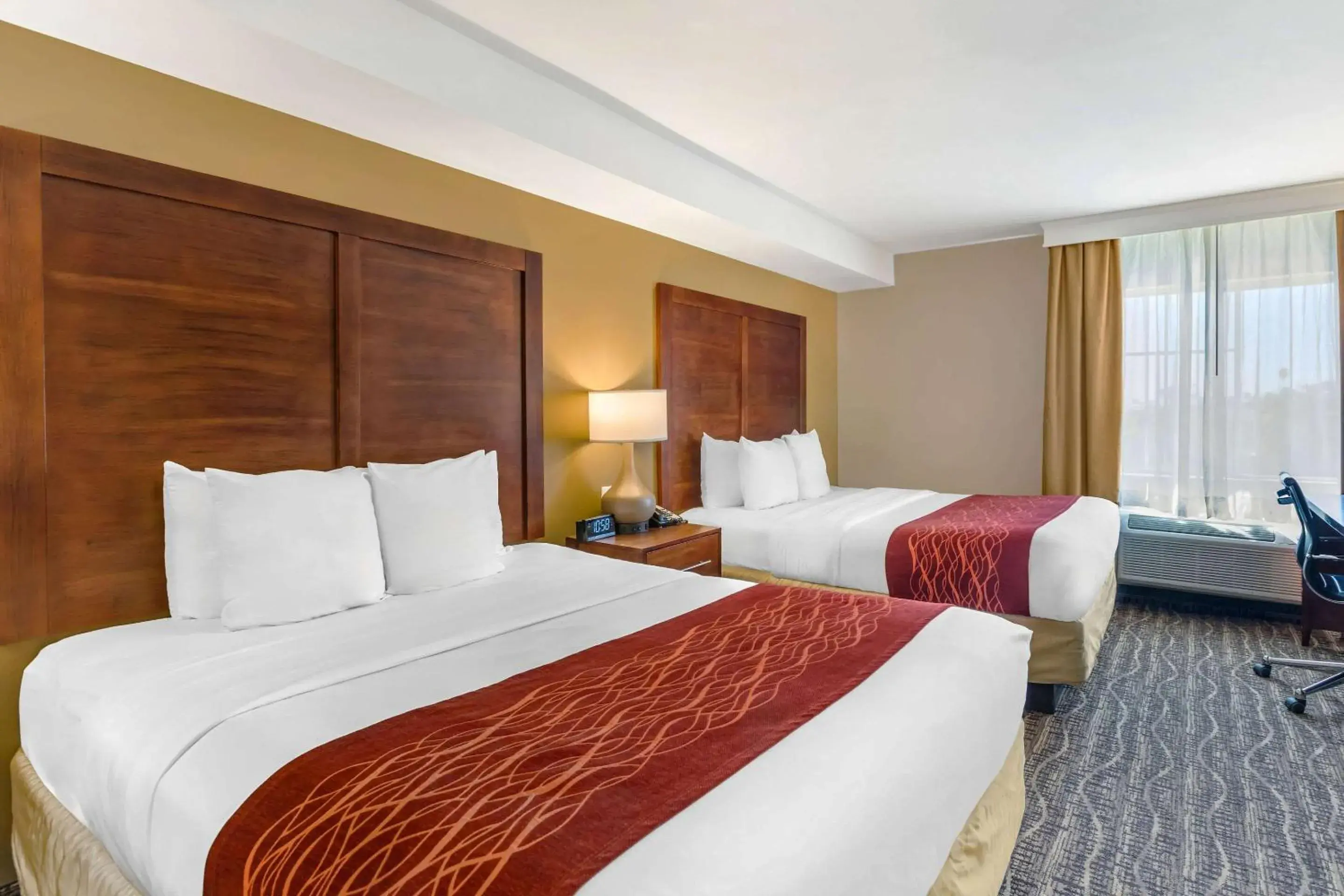 Queen Room with Two Queen Beds - Non-Smoking in Comfort Inn Monterey Park - Los Angeles Queen Room with Two Queen Beds - Non-Smoking in Comfort Inn Monterey Park - Los Angeles