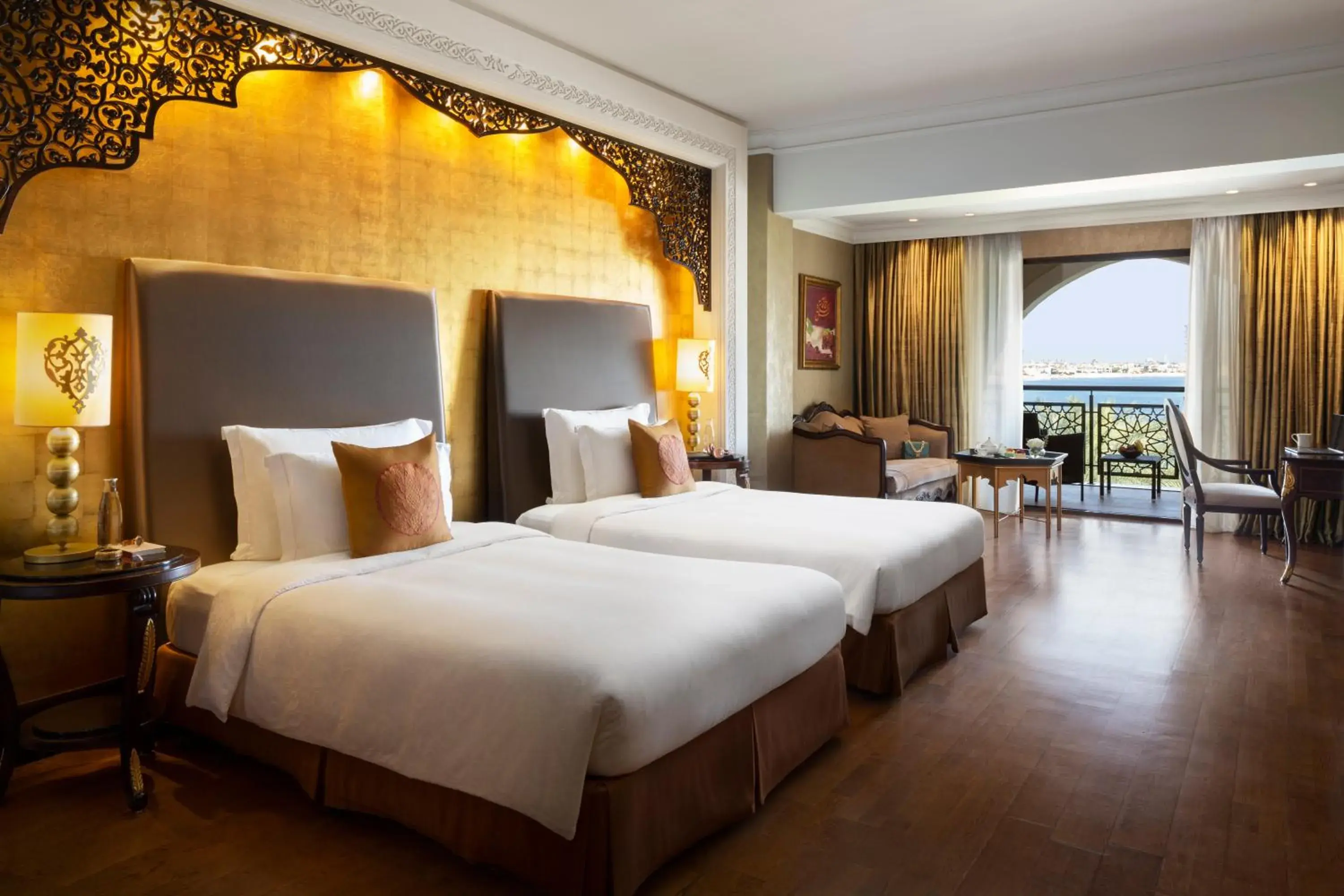 Deluxe Family Sea View with Balcony, access to luxury spa, Kids & Teens Club & private cinema in Jumeirah Zabeel Saray Dubai Deluxe Family Sea View with Balcony, access to luxury spa, Kids & Teens Club & private cinema in Jumeirah Zabeel Saray Dubai