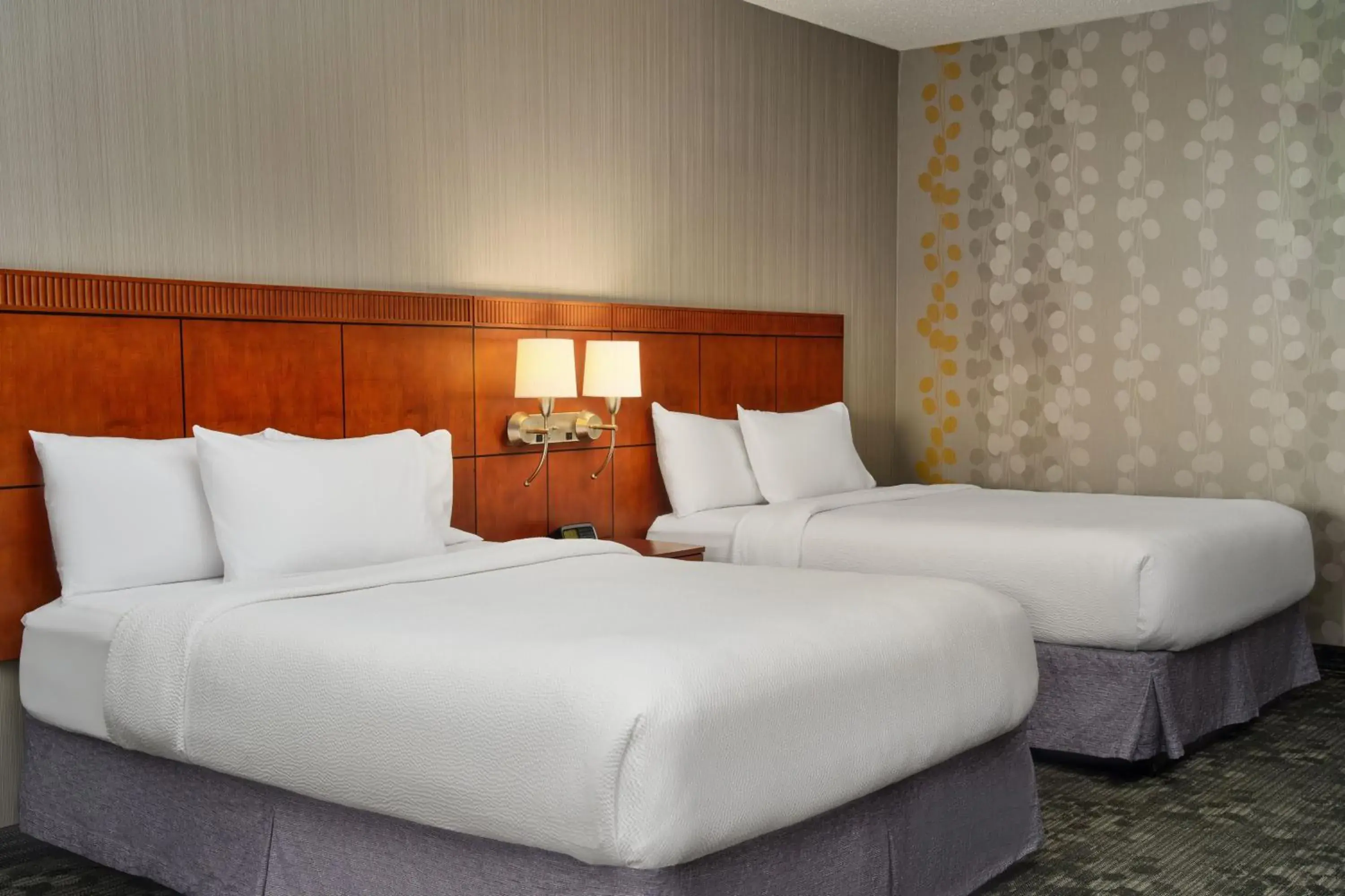 Queen Room with Two Queen Beds in Courtyard by Marriott Akron Stow Queen Room with Two Queen Beds in Courtyard by Marriott Akron Stow