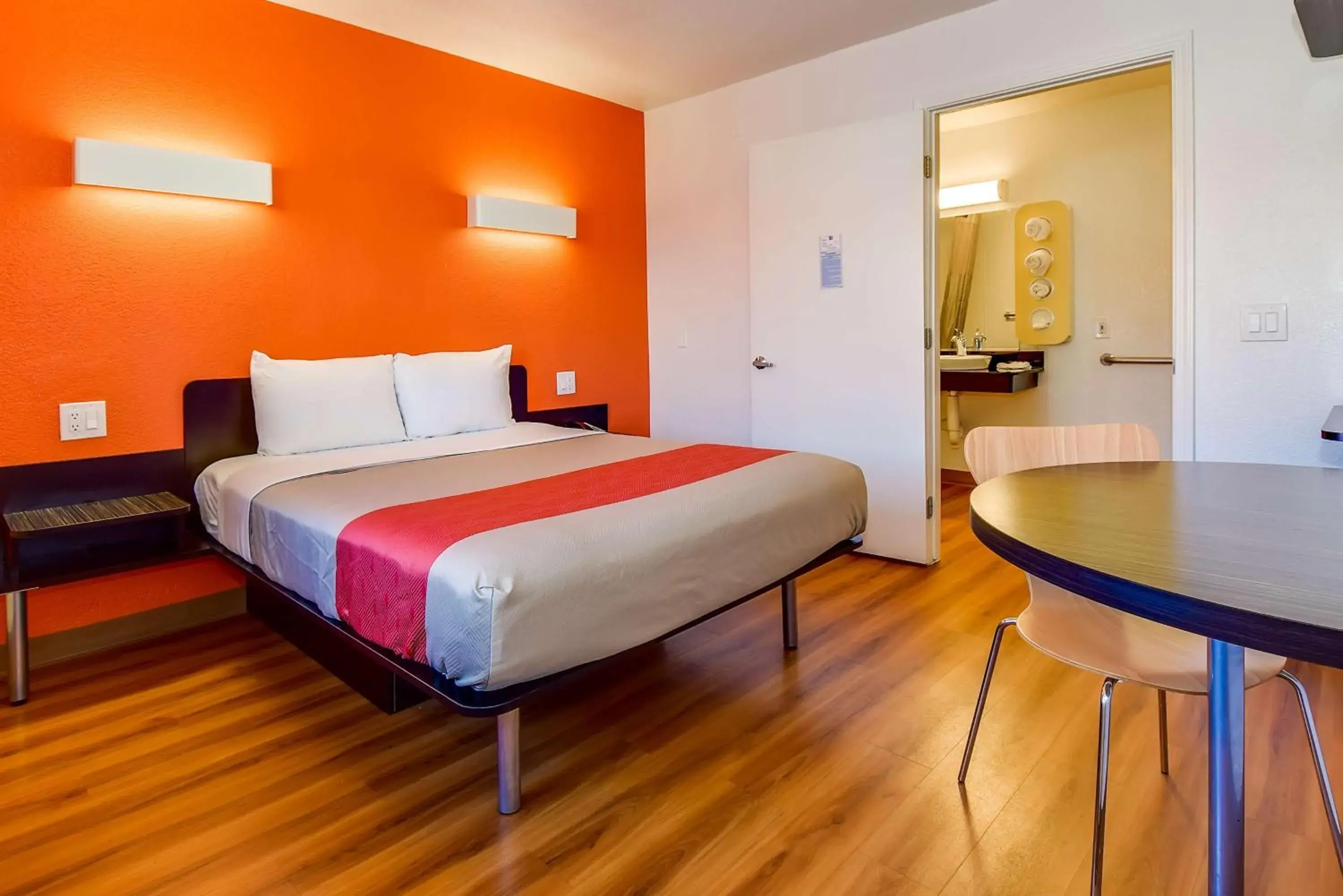 Queen Room - single occupancy - Disability Access - Smoking in Motel 6-Riverside, CA - South Queen Room - single occupancy - Disability Access - Smoking in Motel 6-Riverside, CA - South