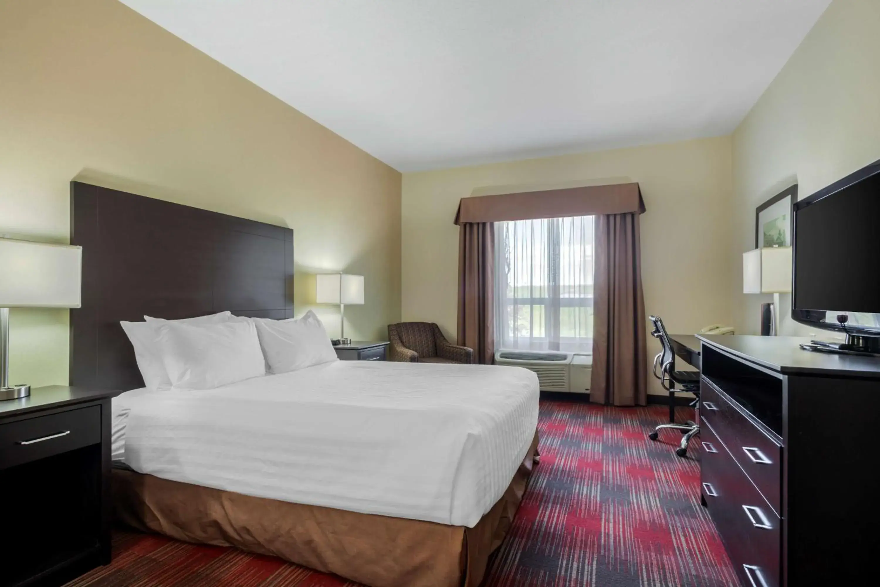 Queen Room with Roll-In Shower - Disability Access in Best Western Plus Red Deer Inn & Suite Queen Room with Roll-In Shower - Disability Access in Best Western Plus Red Deer Inn & Suite