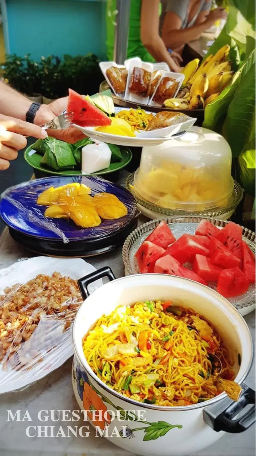 Quadruple Room with Private Bathroom in Ma Guesthouse Chiang Mai Quadruple Room with Private Bathroom in Ma Guesthouse Chiang Mai