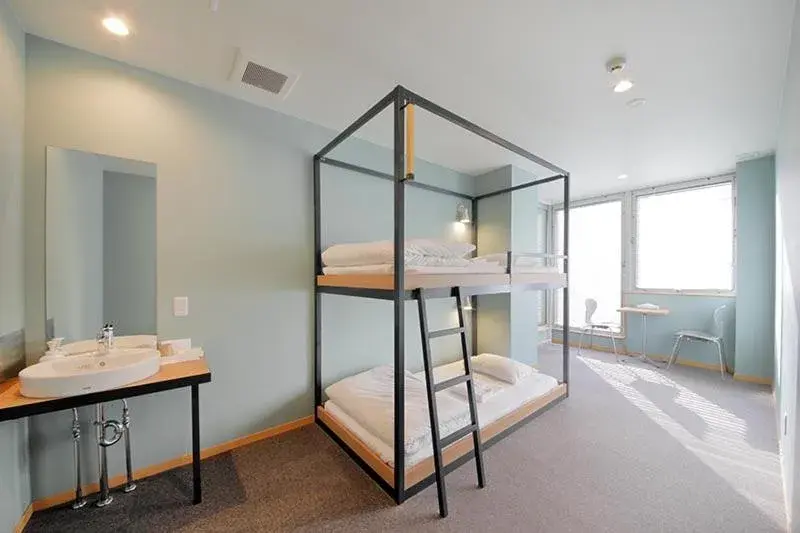 Twin Room with Shared Bathroom in R Star Hostel Kyoto Twin Room with Shared Bathroom in R Star Hostel Kyoto