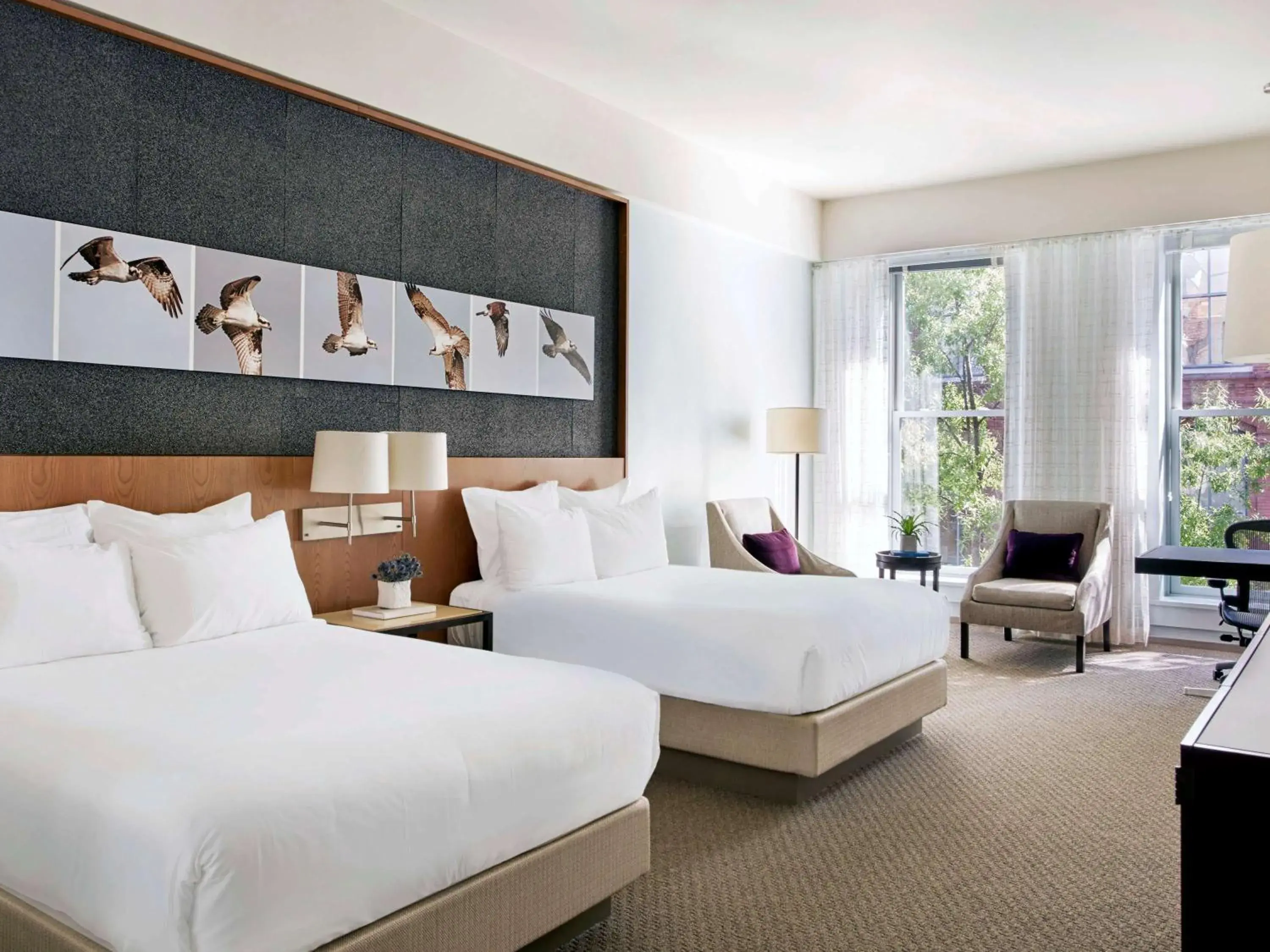 Double Room - Disability Access in 21c Museum Hotel Louisville Double Room - Disability Access in 21c Museum Hotel Louisville