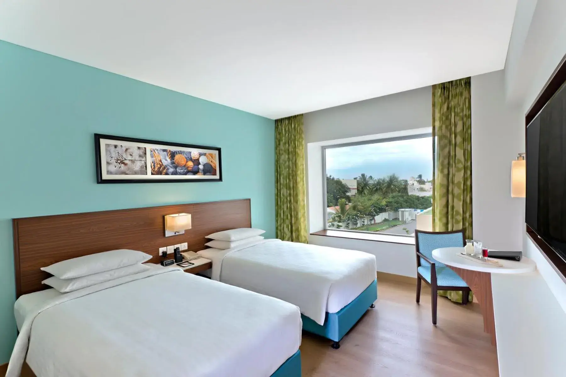 Premium Twin Guest Room in Fairfield by Marriott Coimbatore Premium Twin Guest Room in Fairfield by Marriott Coimbatore