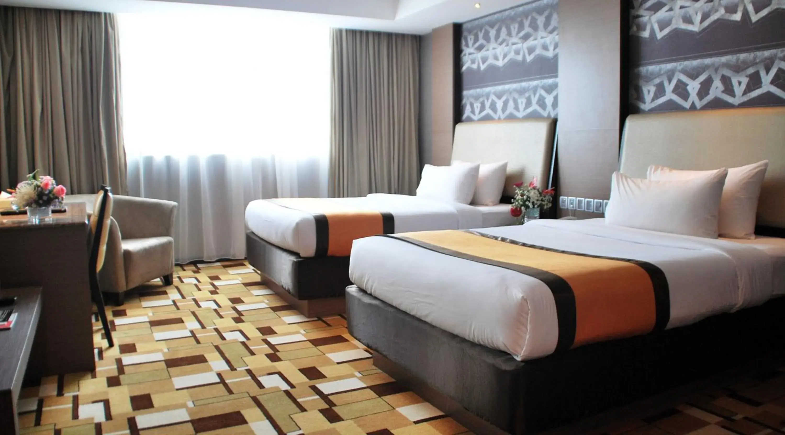 Deluxe Twin Room in Grand Paragon Hotel Johor Bahru Deluxe Twin Room in Grand Paragon Hotel Johor Bahru