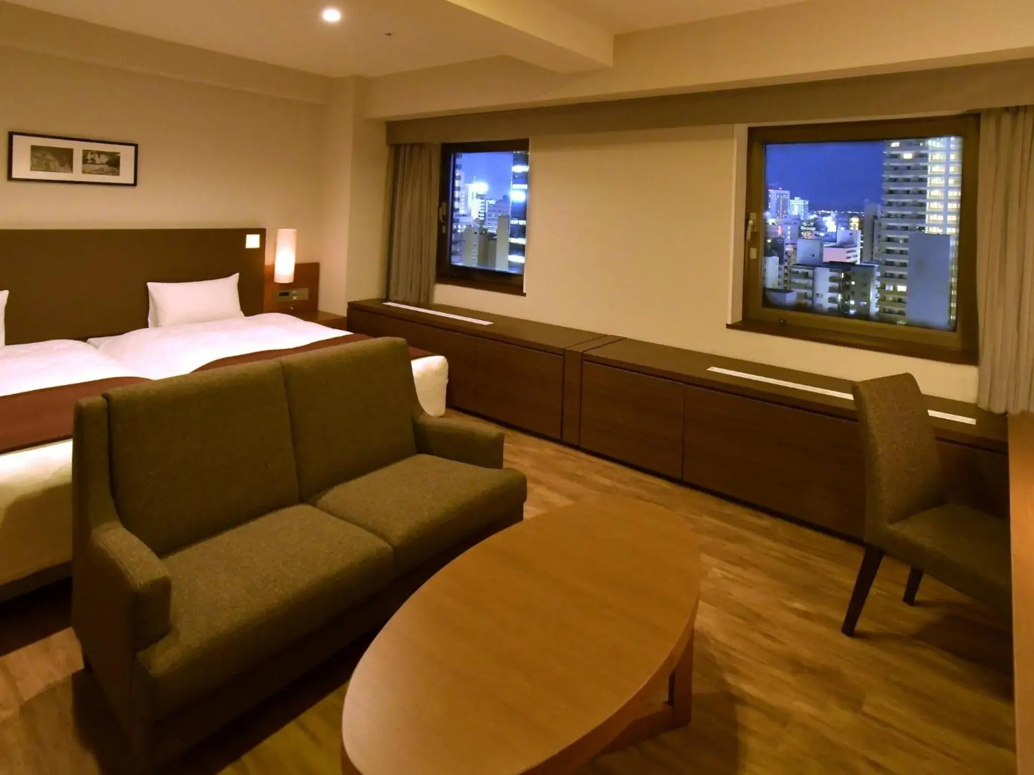 Connecting Twin + Single Rooms (3 Adults) - High Floor - Non-Smoking in Sapporo View Hotel Odori Park Connecting Twin + Single Rooms (3 Adults) - High Floor - Non-Smoking in Sapporo View Hotel Odori Park