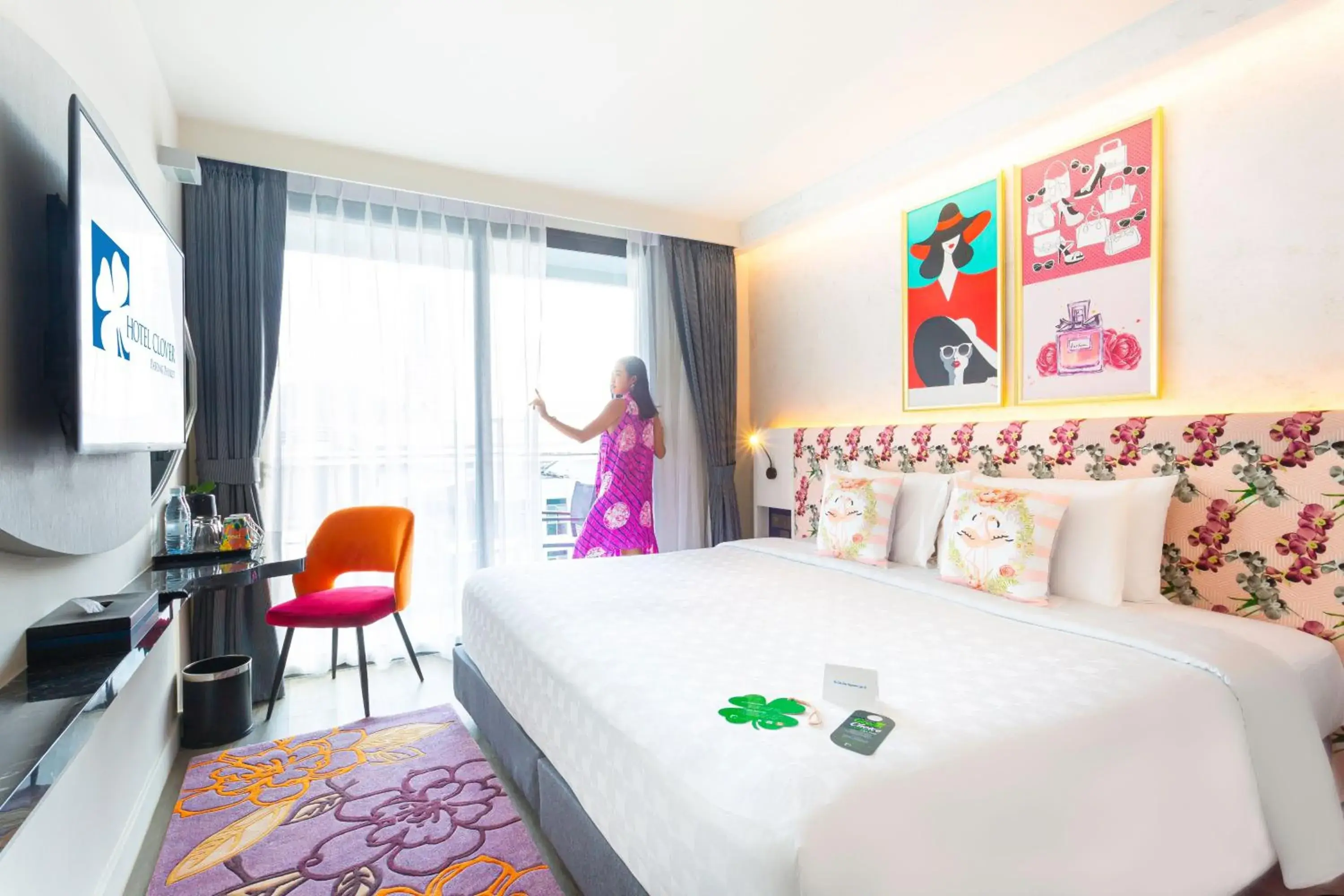 Premier Room with Balcony in Hotel Clover Patong Phuket - SHA Plus Premier Room with Balcony in Hotel Clover Patong Phuket - SHA Plus