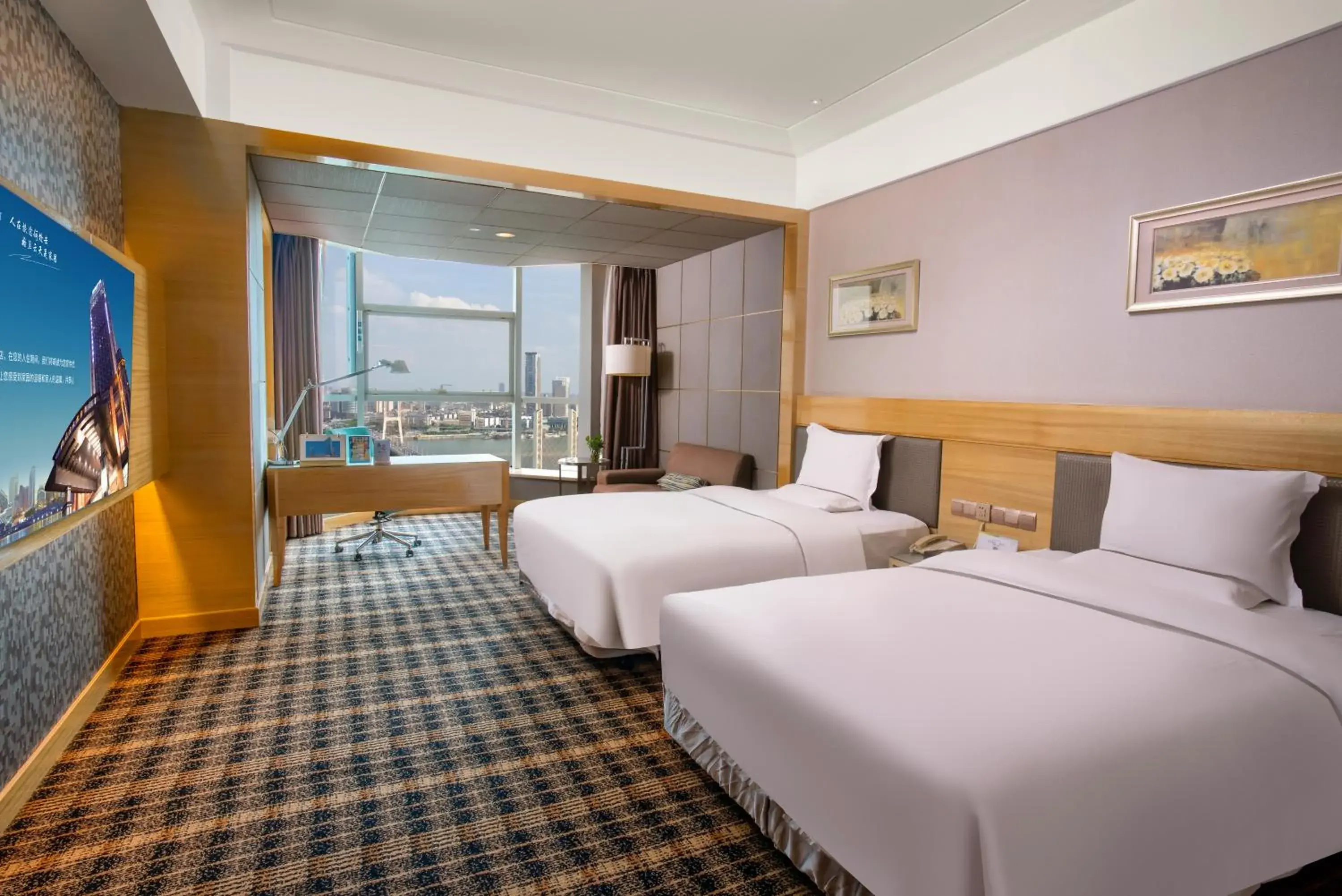 Deluxe Double or Twin Room with River View in Grand Skylight International Hotel Nanchang Ganjiang North Road Deluxe Double or Twin Room with River View in Grand Skylight International Hotel Nanchang Ganjiang North Road