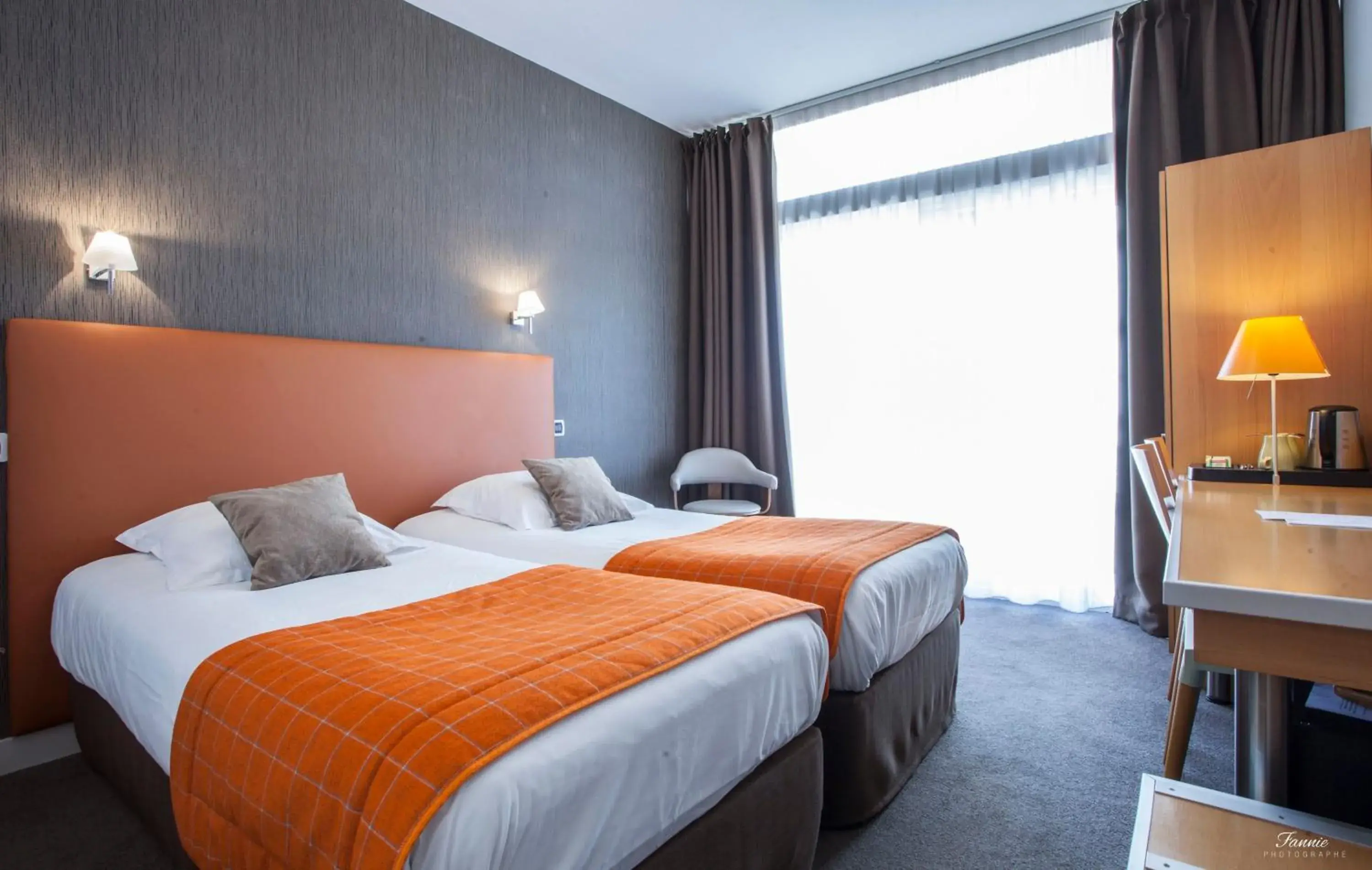 Twin Room - single occupancy in Hotel Des Lices Twin Room - single occupancy in Hotel Des Lices