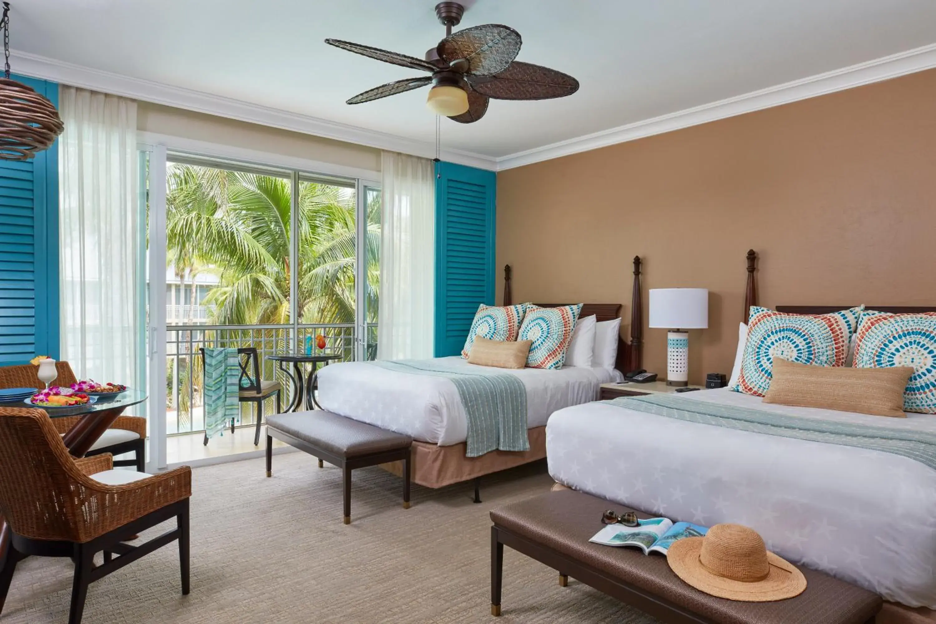 Resort View Double Queen Guestroom in Cheeca Lodge & Spa Resort View Double Queen Guestroom in Cheeca Lodge & Spa