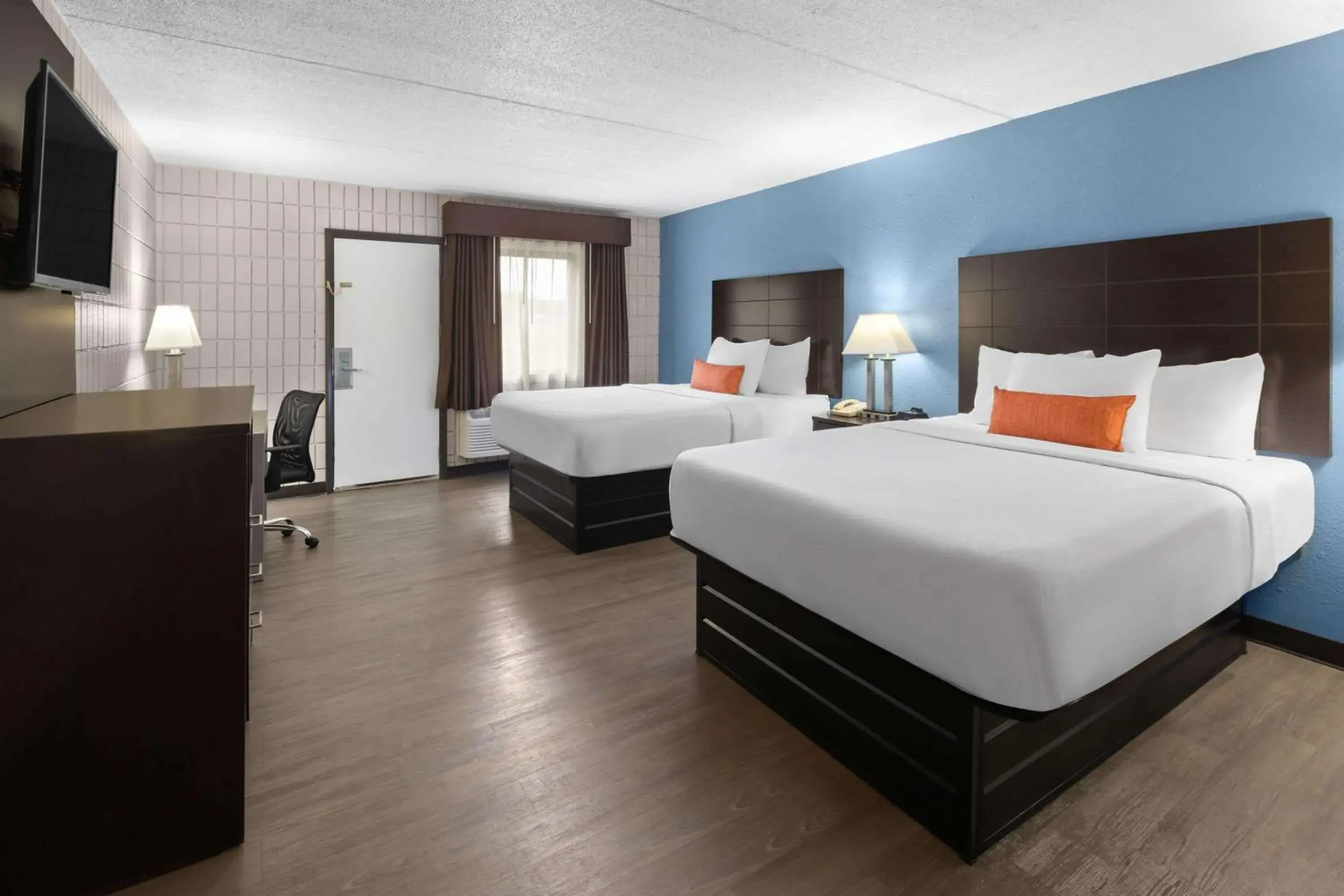 Queen Room with Two Queen Beds - Non-Smoking - Poolside/Pet-Friendly in Baymont Inn and Suites by Wyndham Farmington, MO Queen Room with Two Queen Beds - Non-Smoking - Poolside/Pet-Friendly in Baymont Inn and Suites by Wyndham Farmington, MO