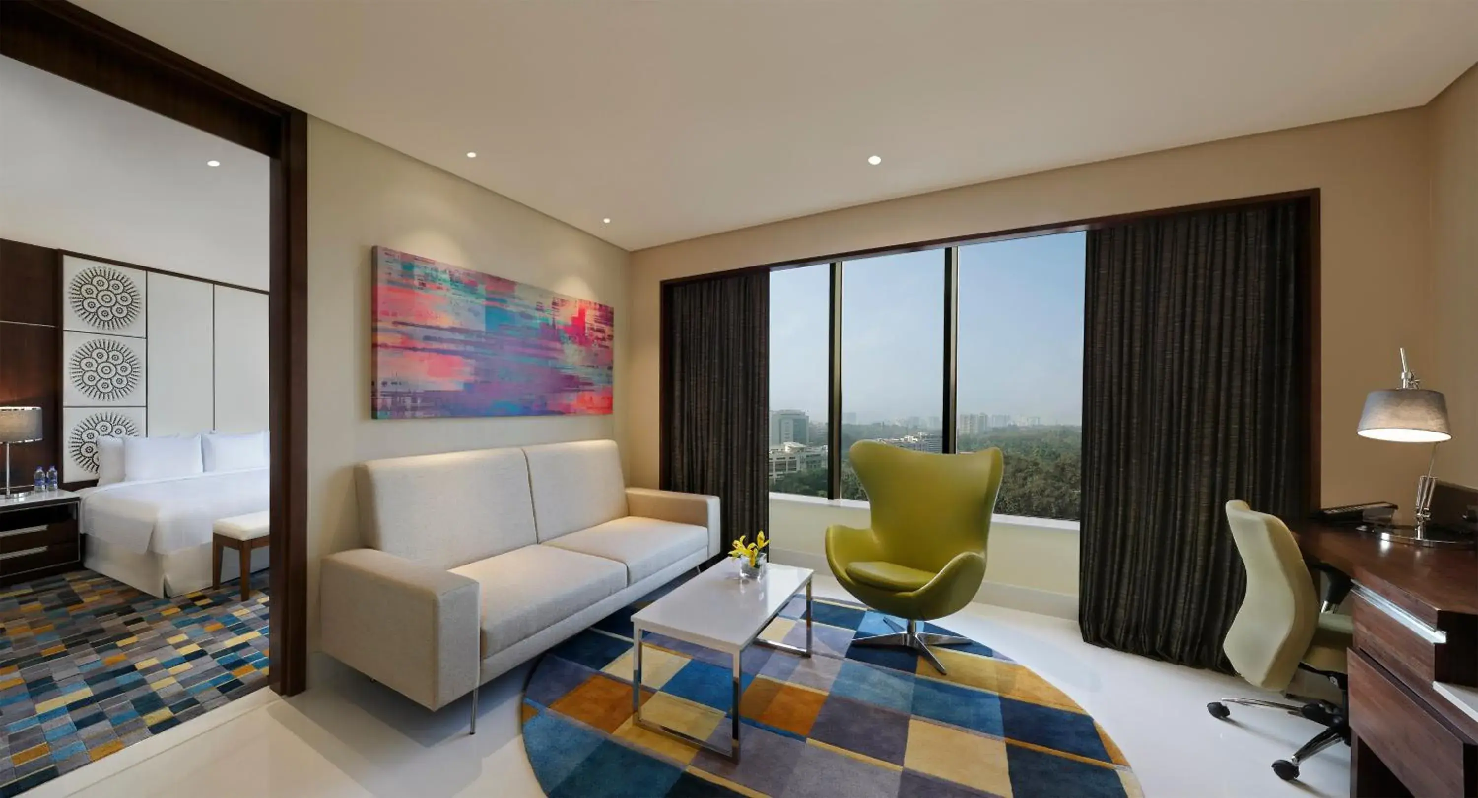 Deluxe Suite with One Double Bed and Sofa with 15% discount on F&B in Novotel Kochi Infopark Deluxe Suite with One Double Bed and Sofa with 15% discount on F&B in Novotel Kochi Infopark