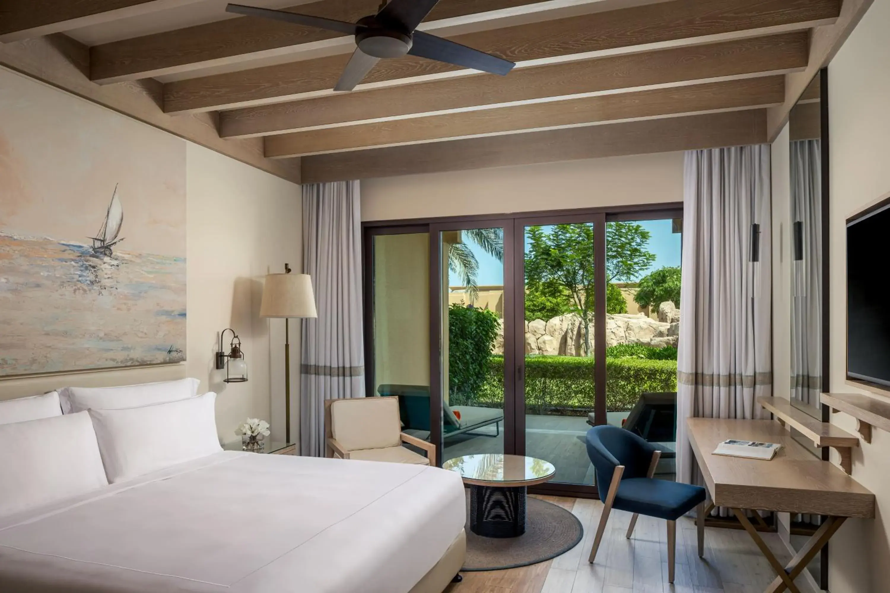 One Bedroom Resort View Suite with Lounge Access and Balcony in Saadiyat Rotana Resort and Villas One Bedroom Resort View Suite with Lounge Access and Balcony in Saadiyat Rotana Resort and Villas