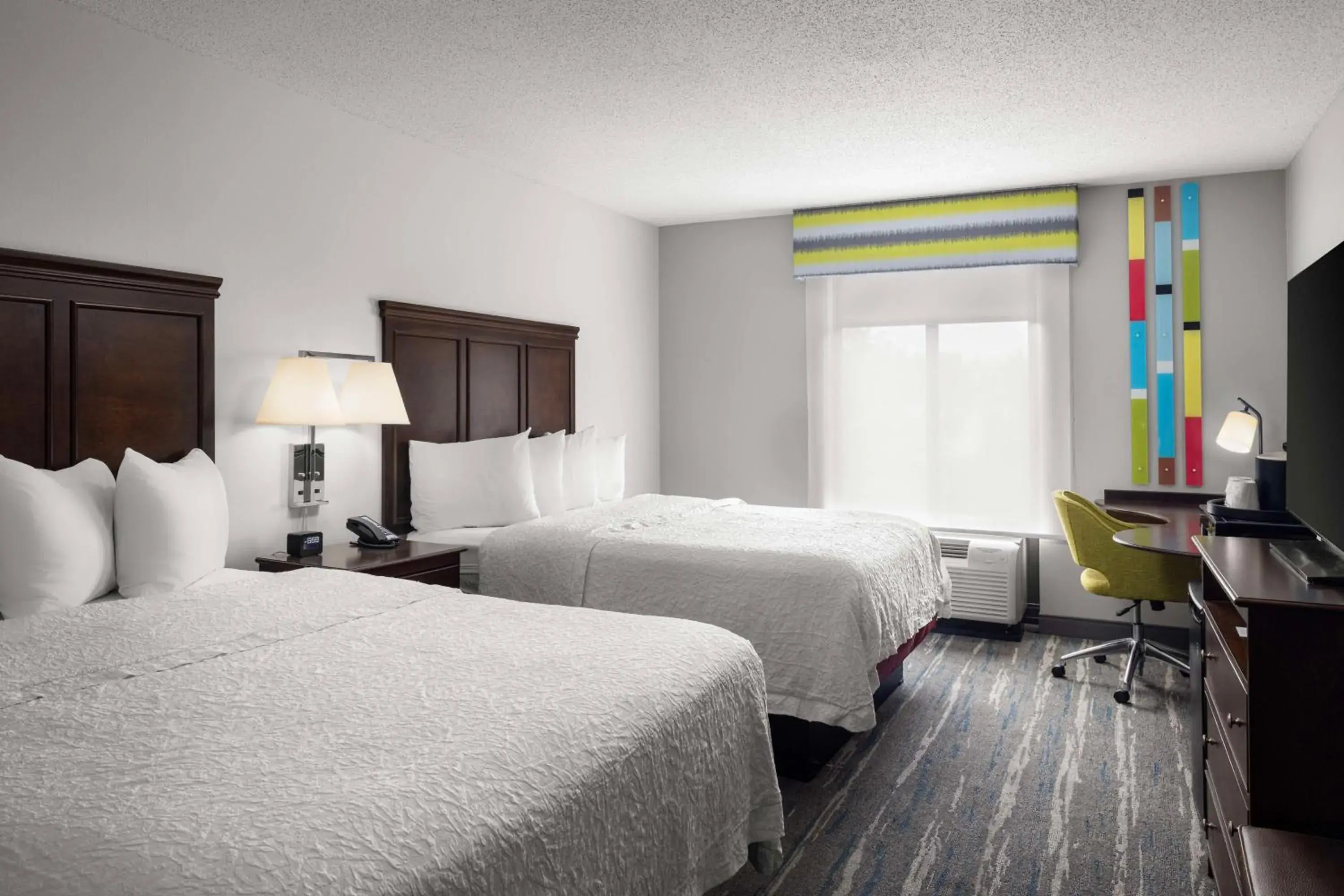 Room with Two Queen Beds - Non-Smoking in Hampton Inn & Suites Birmingham/280 East-Eagle Point Room with Two Queen Beds - Non-Smoking in Hampton Inn & Suites Birmingham/280 East-Eagle Point