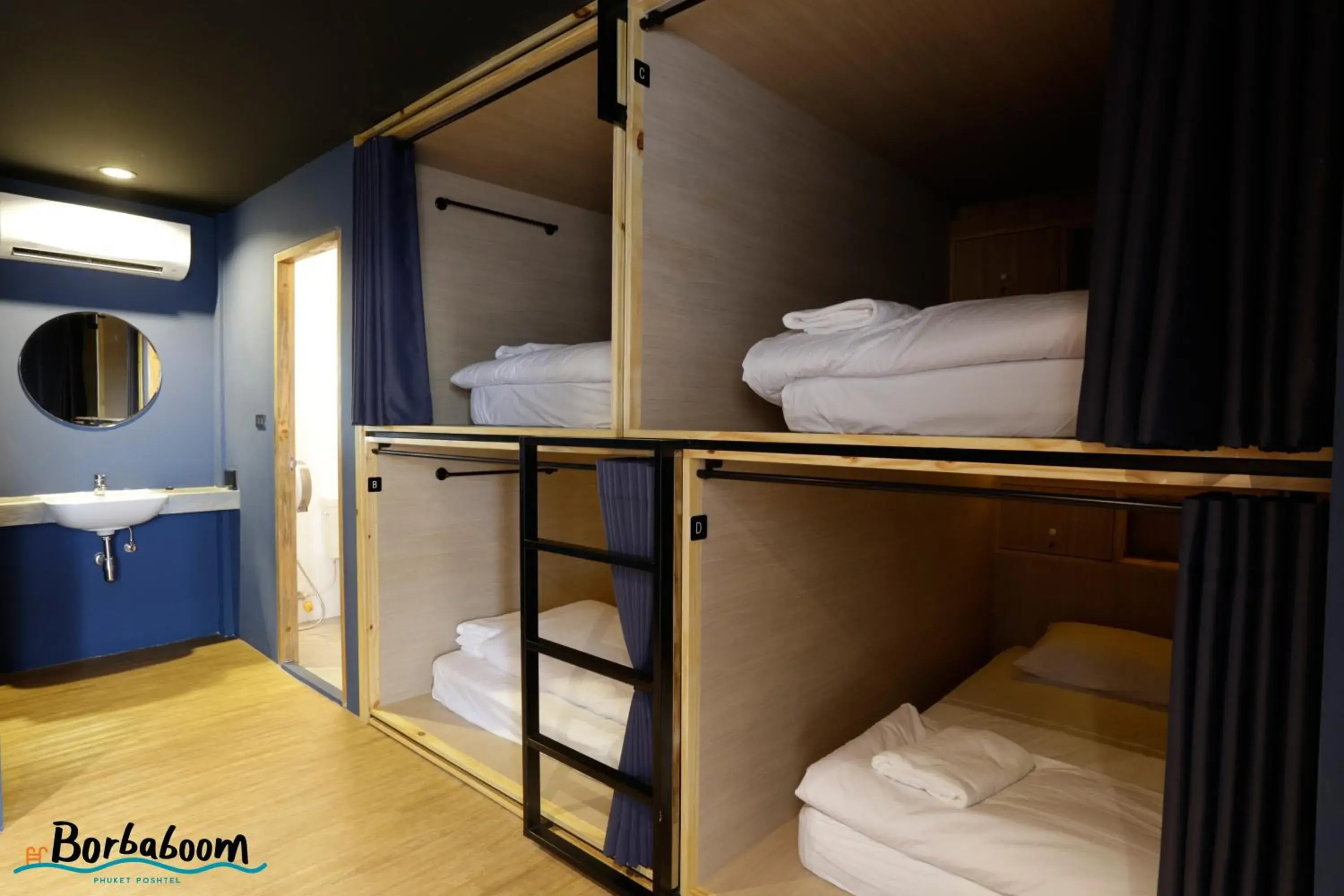 Capsule Single Bed in Borbaboom Phuket Poshtel & Hostel Capsule Single Bed in Borbaboom Phuket Poshtel & Hostel