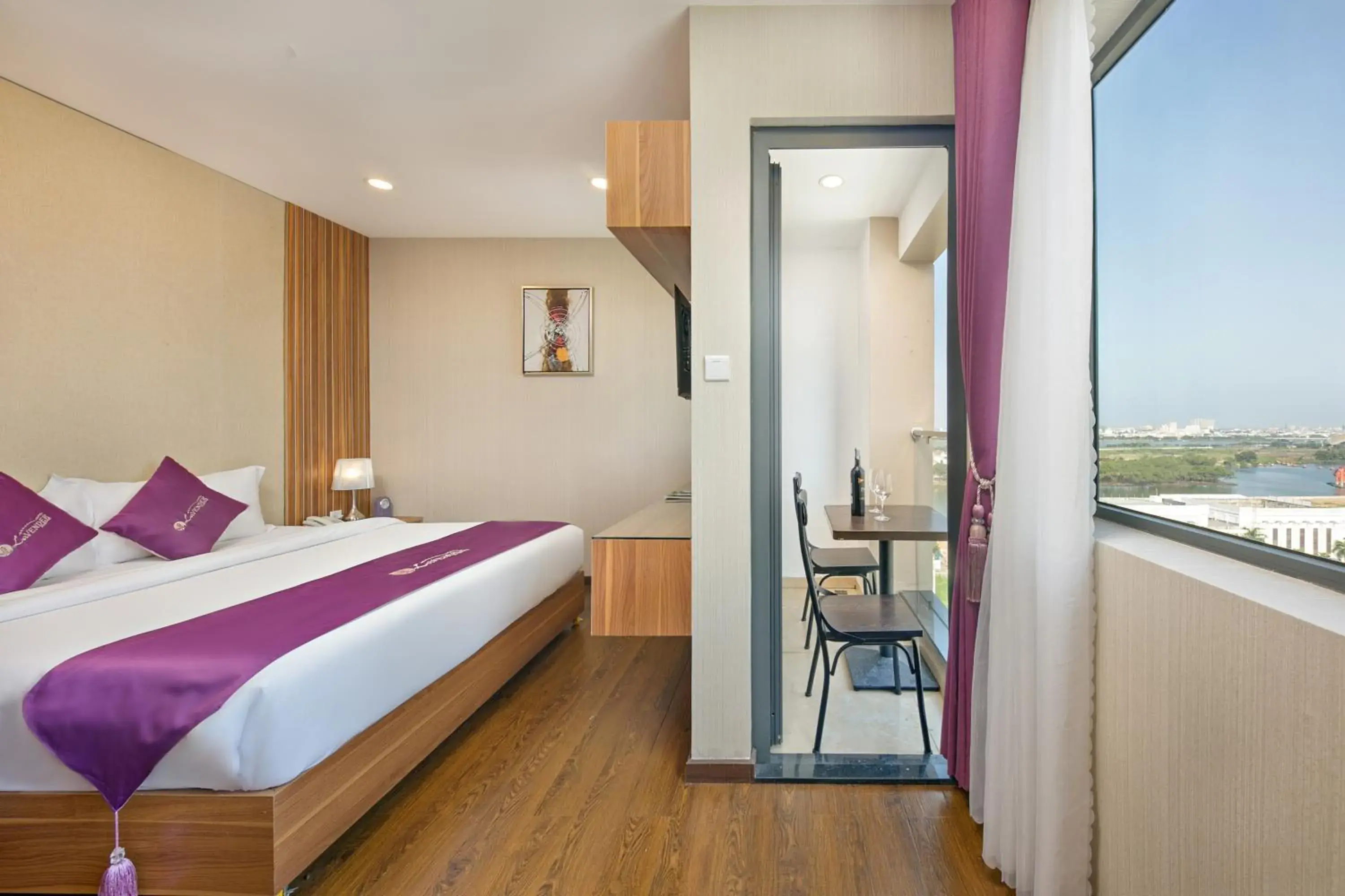 Lavender Two-Bedroom Apartment with River view in Lavender Riverside Hotel Lavender Two-Bedroom Apartment with River view in Lavender Riverside Hotel