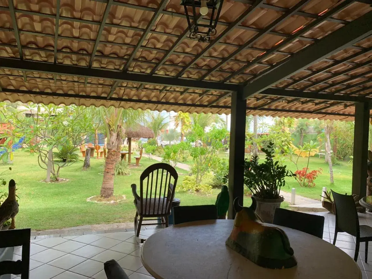 Triple Room with Garden View in Pousada Maraoka Triple Room with Garden View in Pousada Maraoka